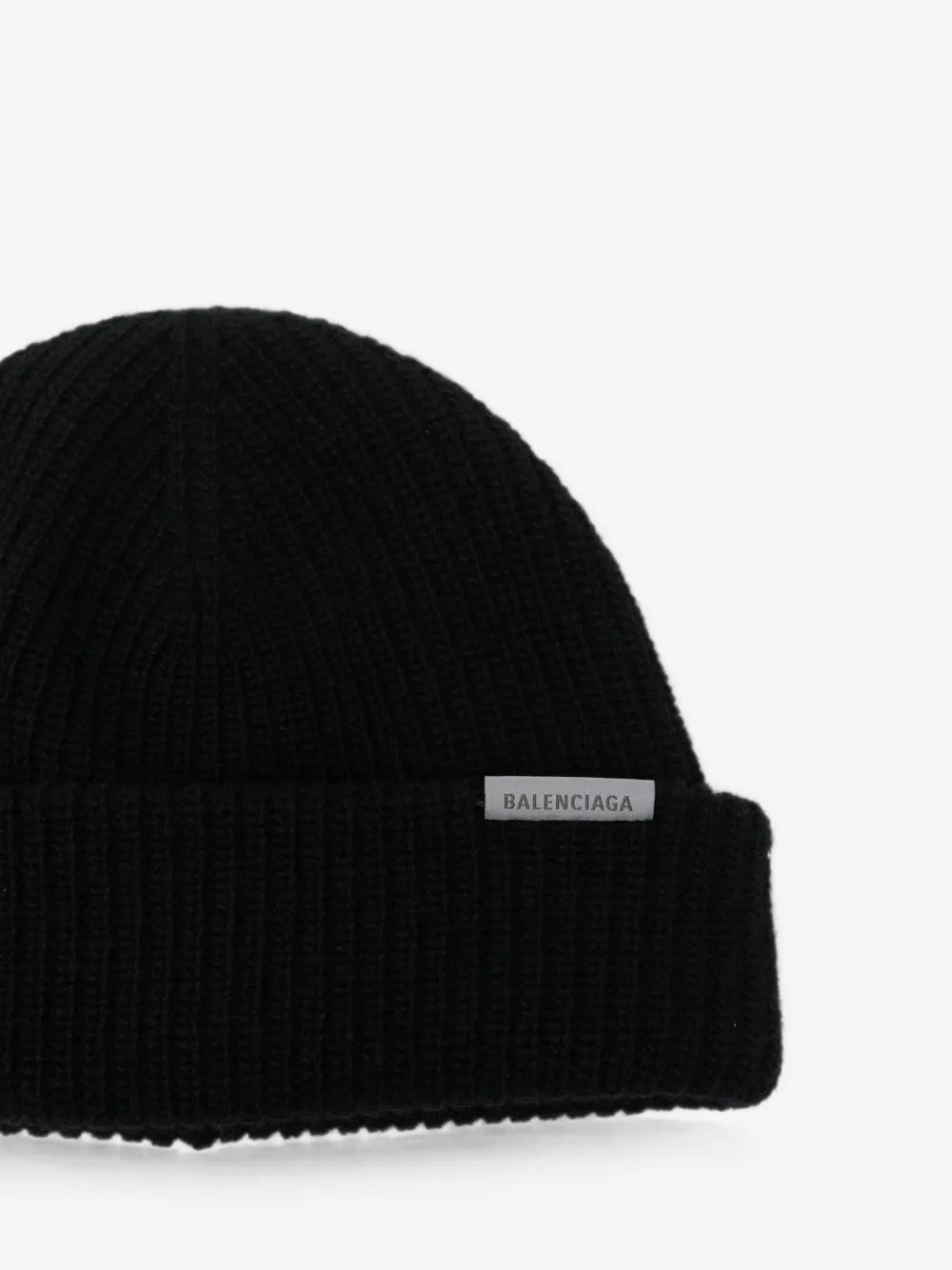 Herren Woll-Beanie mit Logo-Patch
