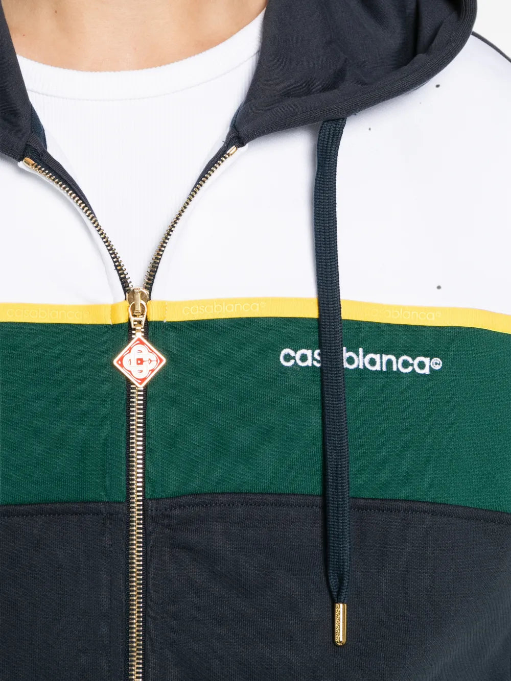Zip Up Hoodie mit colour-block design