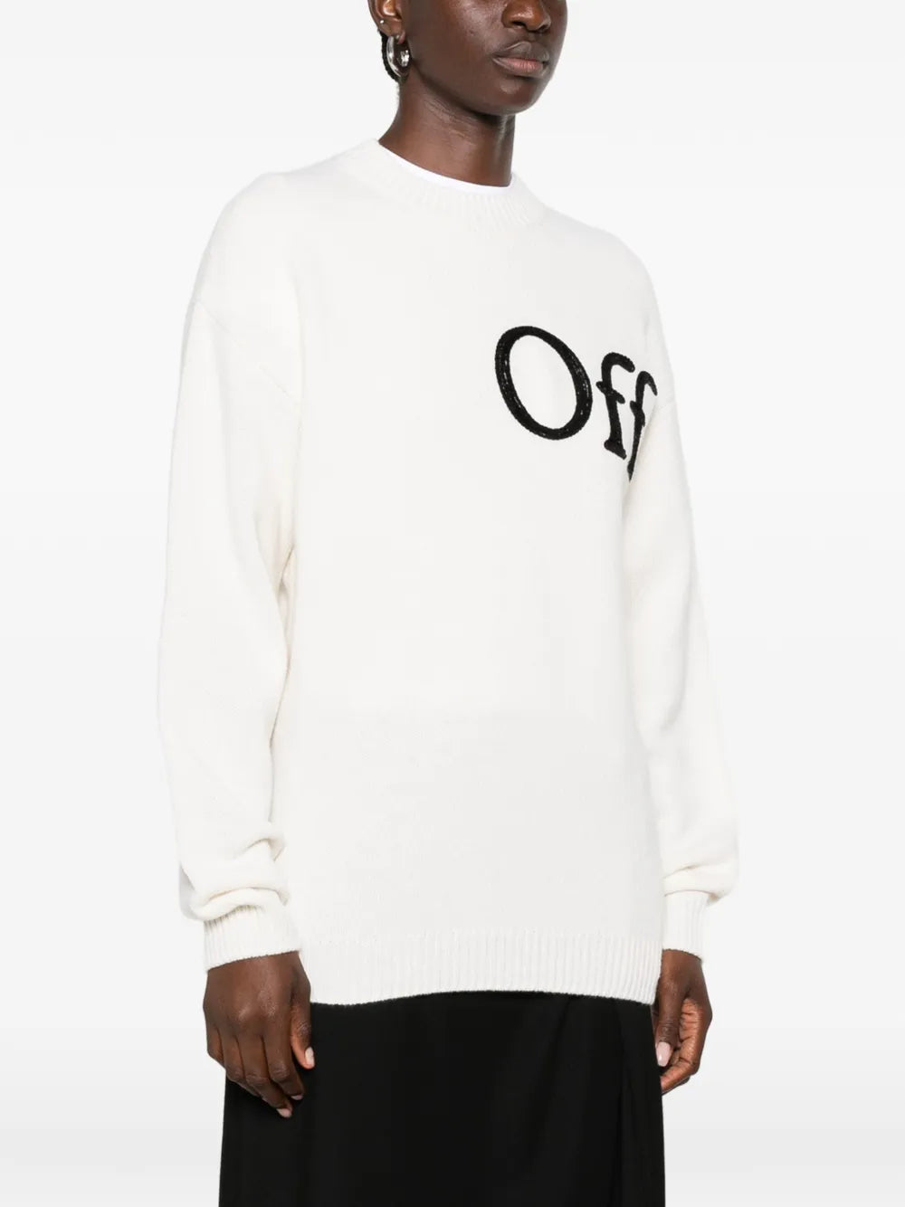 Pullover mit Logo-Aufnäher