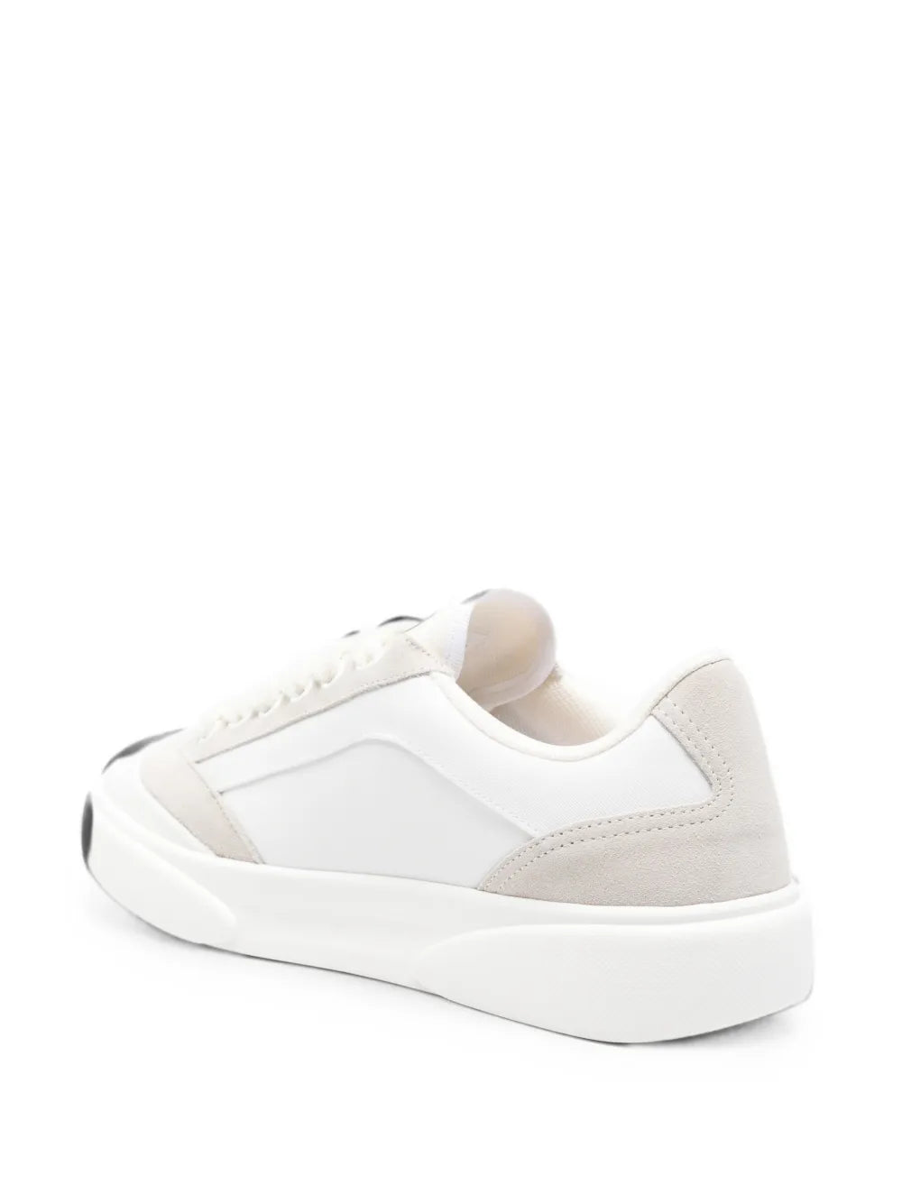 Sneaker mit Veloursleder-Einsätzen und Logo-Print