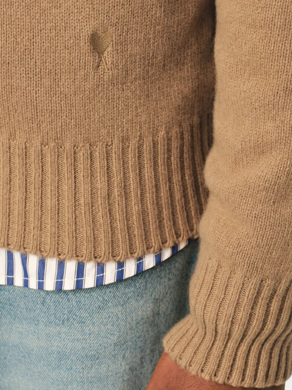 Ami de Coeur Pullover aus Kaschmir mit Rundhalsausschnitt