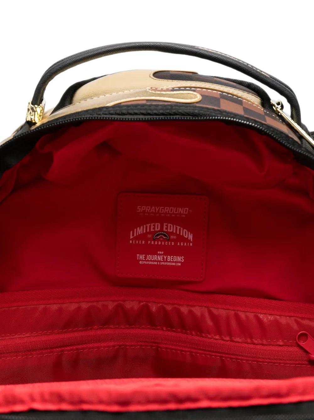 Sharks in Paris Gold Drip Rucksack