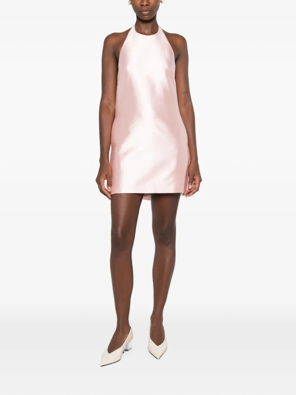 Neckholder-Minikleid mit offenem Rücken