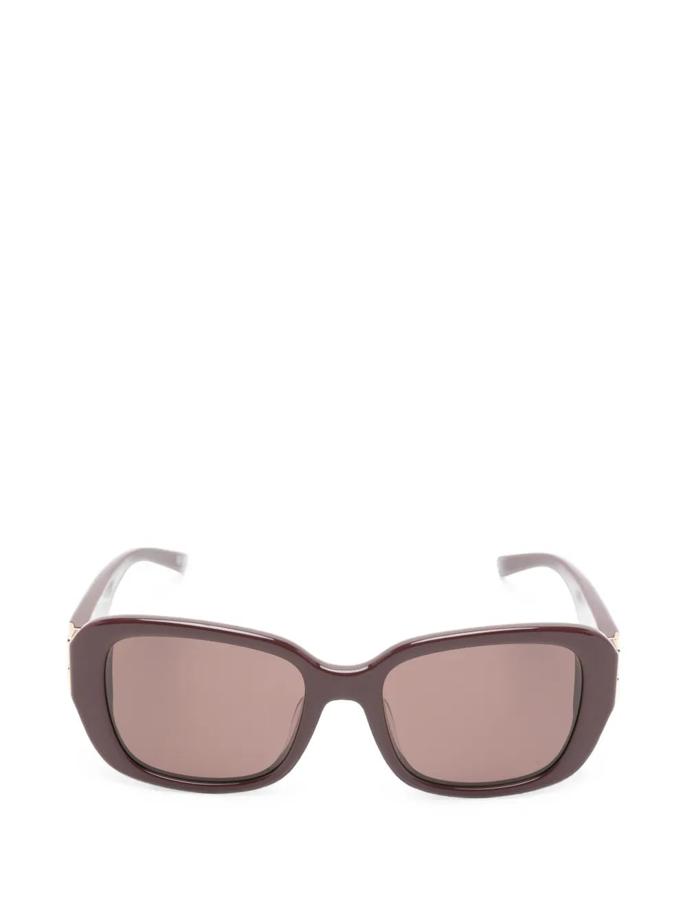 BB Sonnenbrille mit eckigem Gestell und Logo