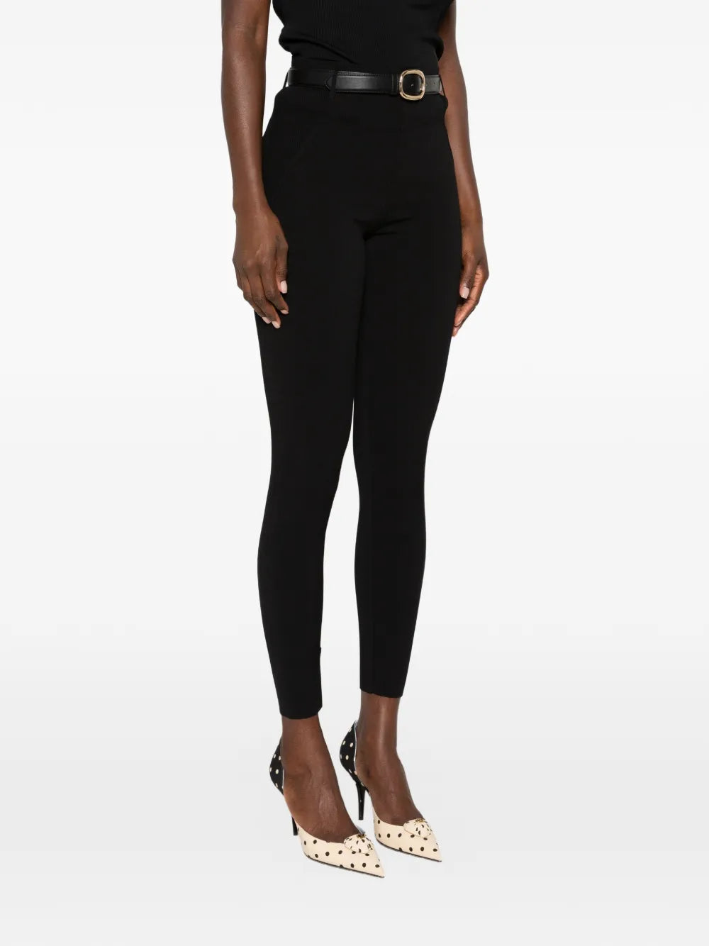 Skinny-Hose mit Gürtel