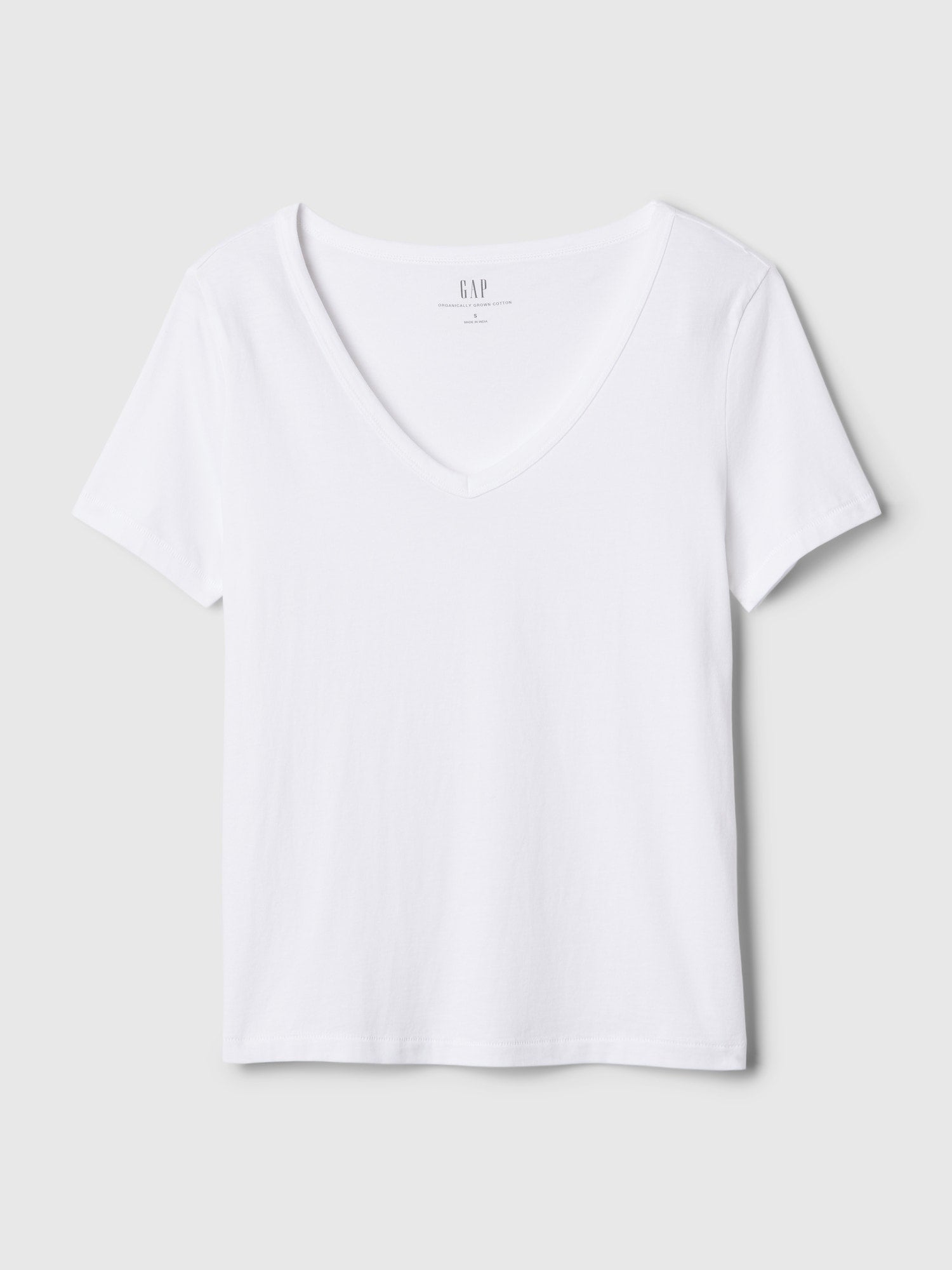 T-shirt met V-hals