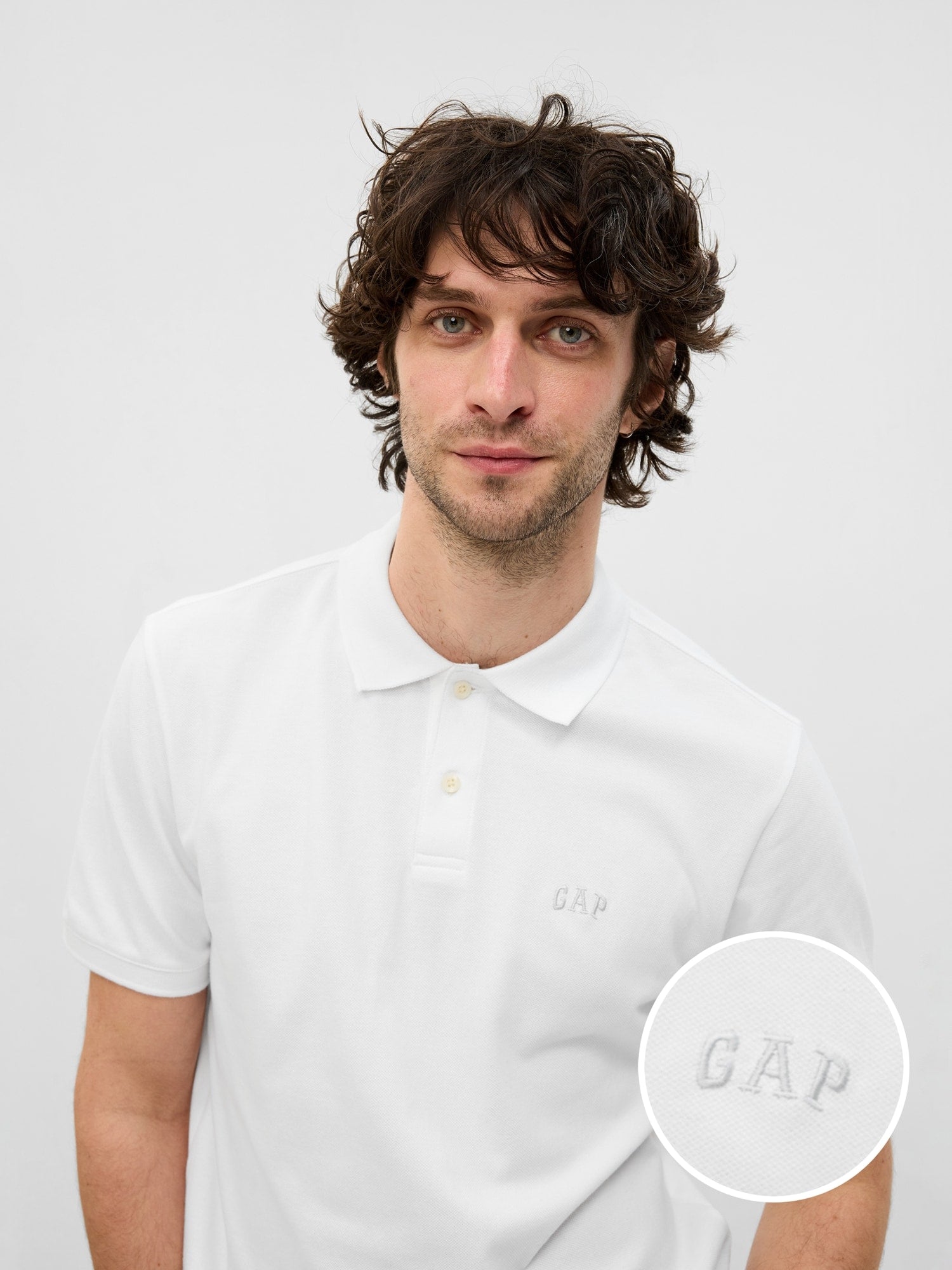 Piqué polokošeľa s logom