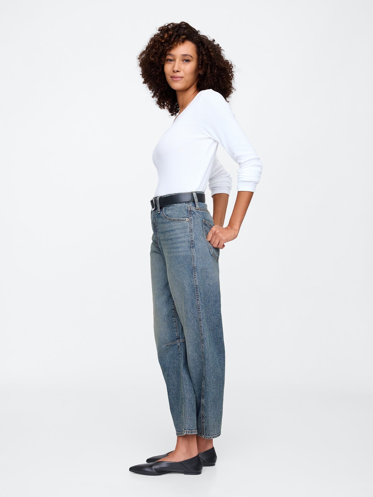Barrel Leg Jeans
