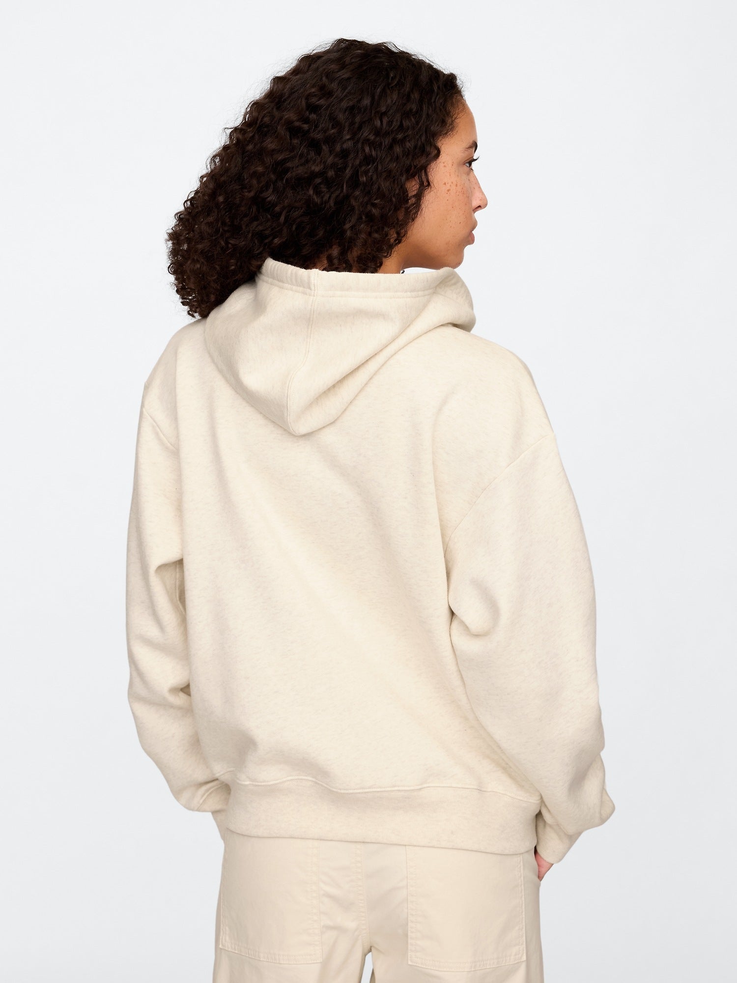 Hooded Sweatshirt Jacket with Logo