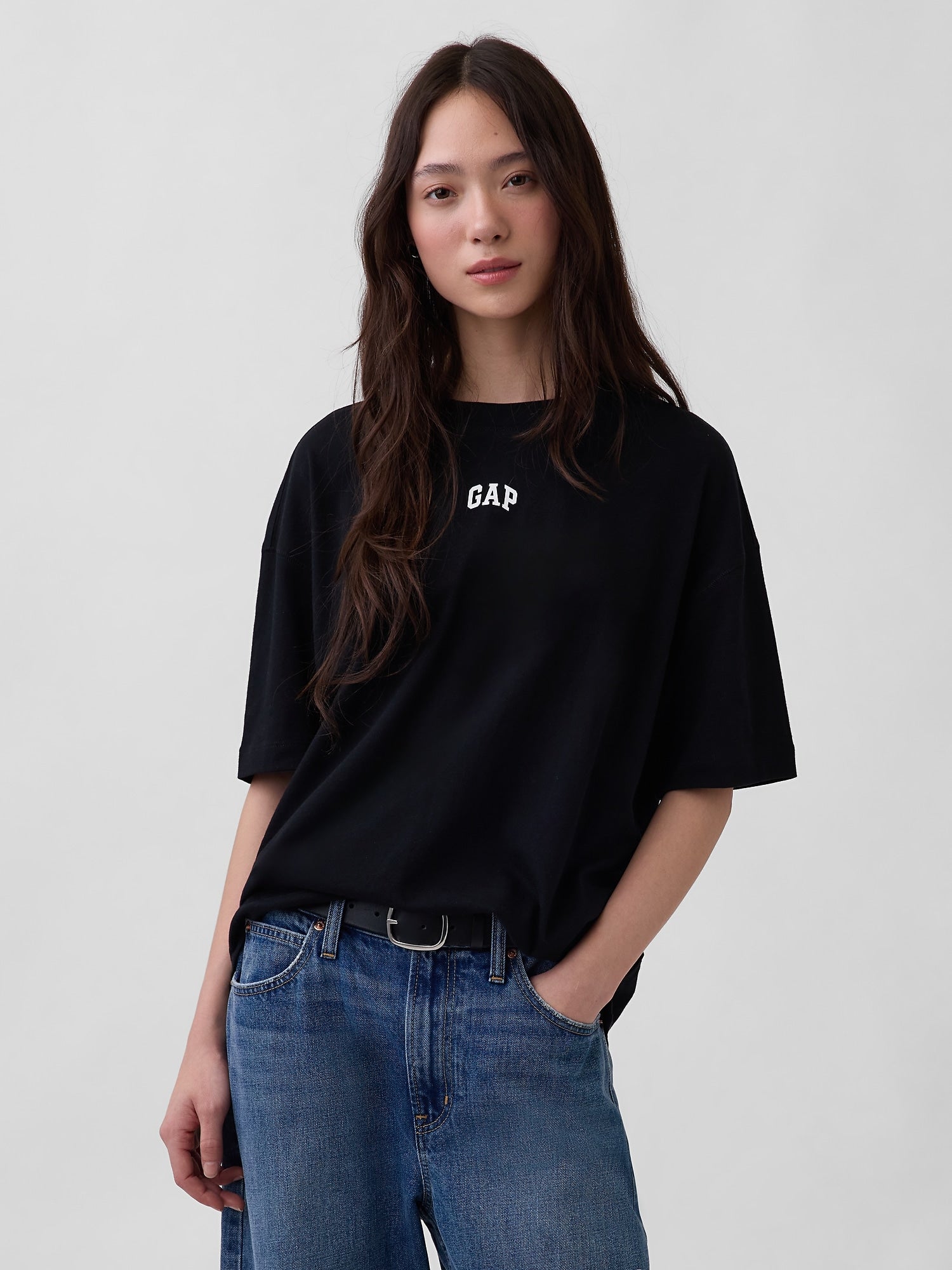 Oversized T-shirt met logo