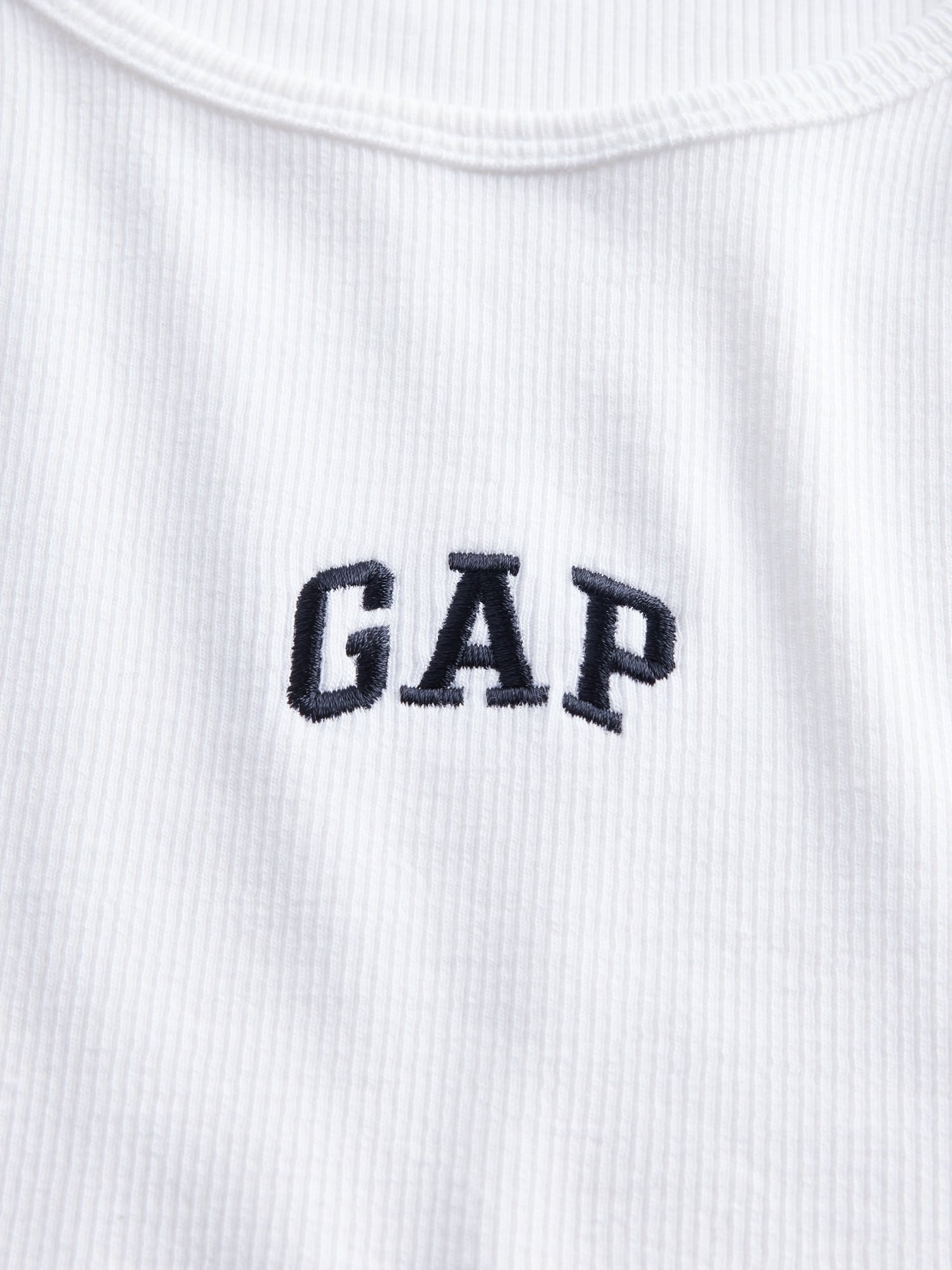 Ribbed T-shirt with Logo