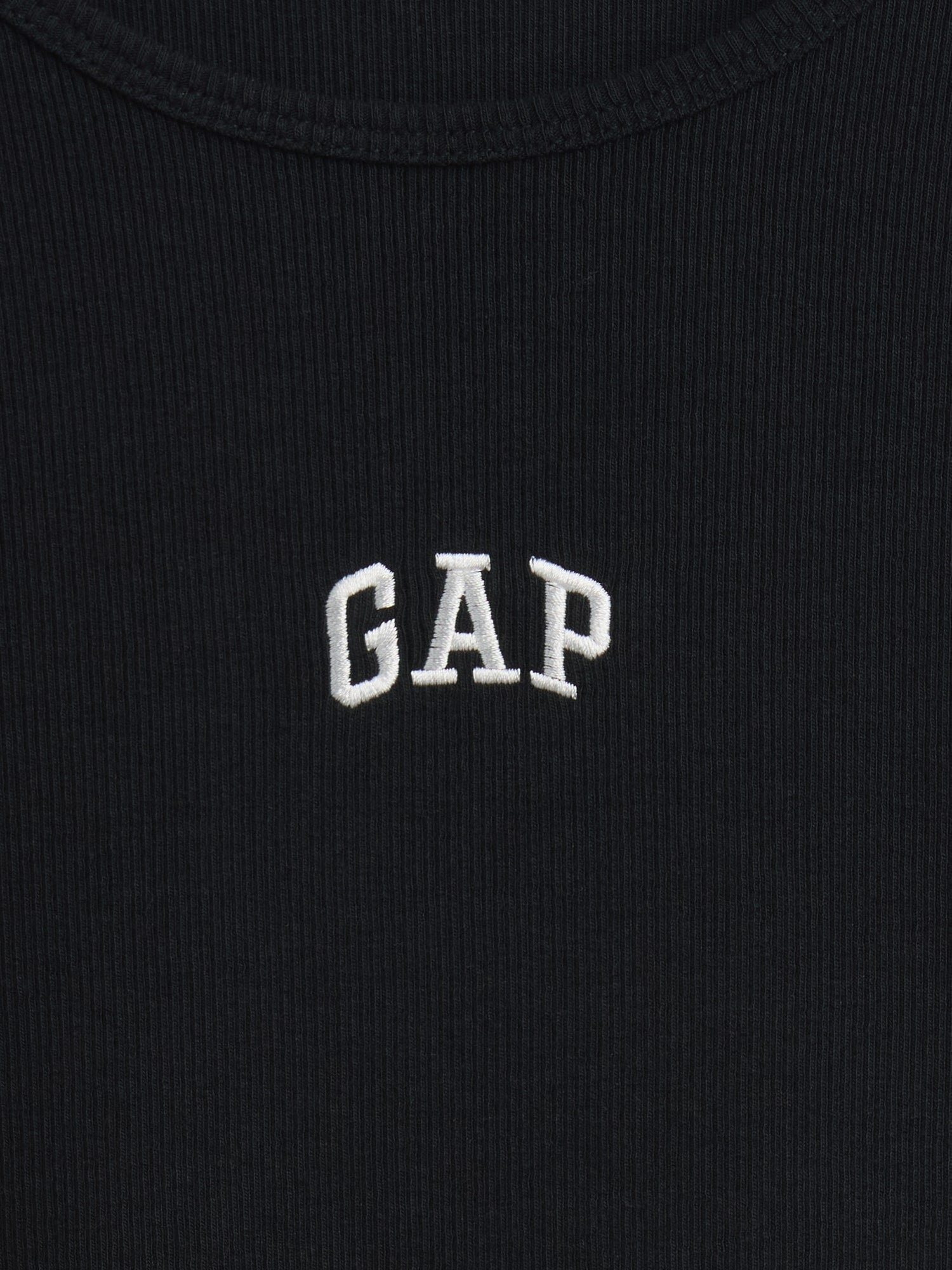 Ribbed T-shirt with Logo