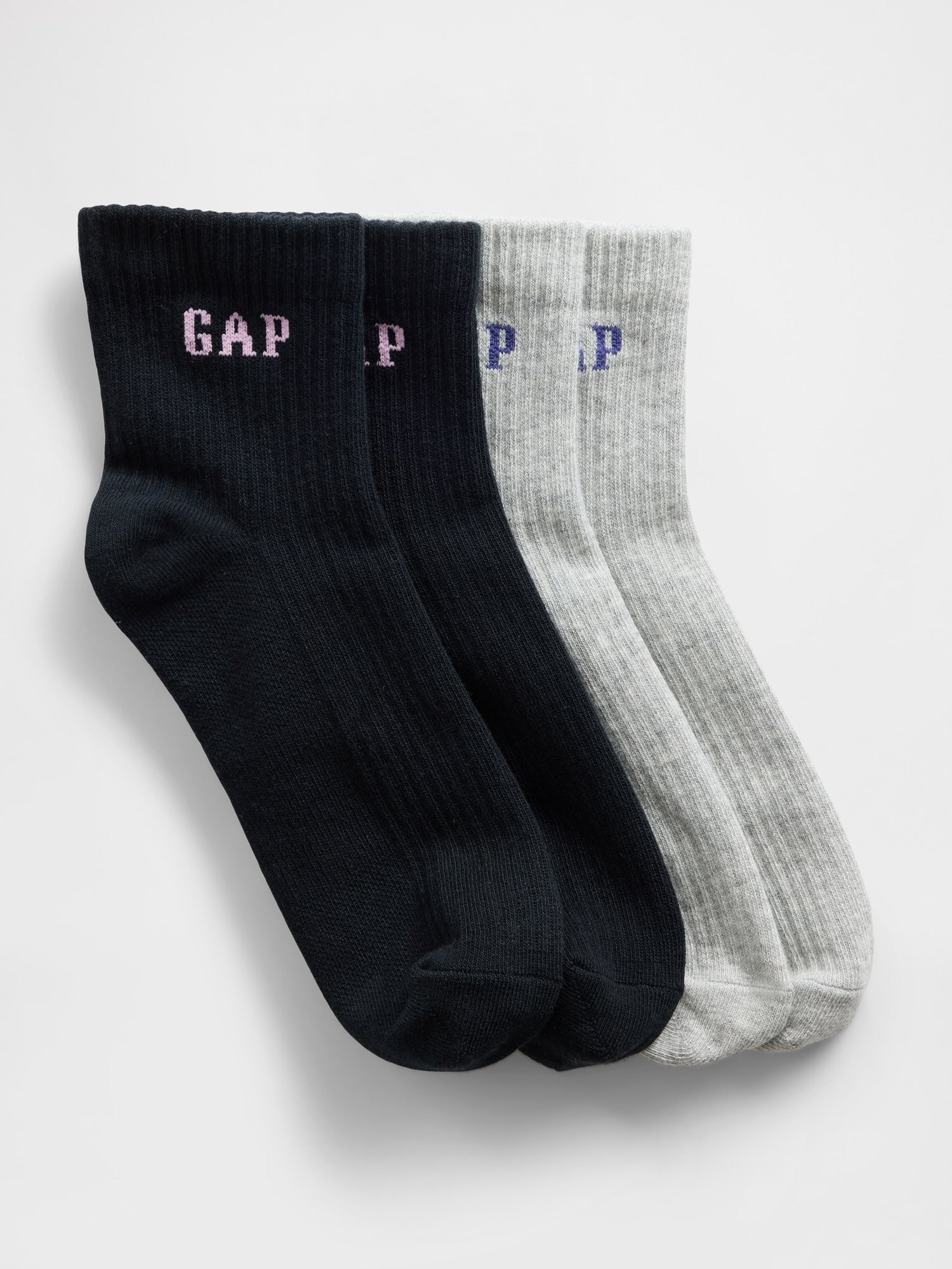 Women's socks with logo, 2-pack