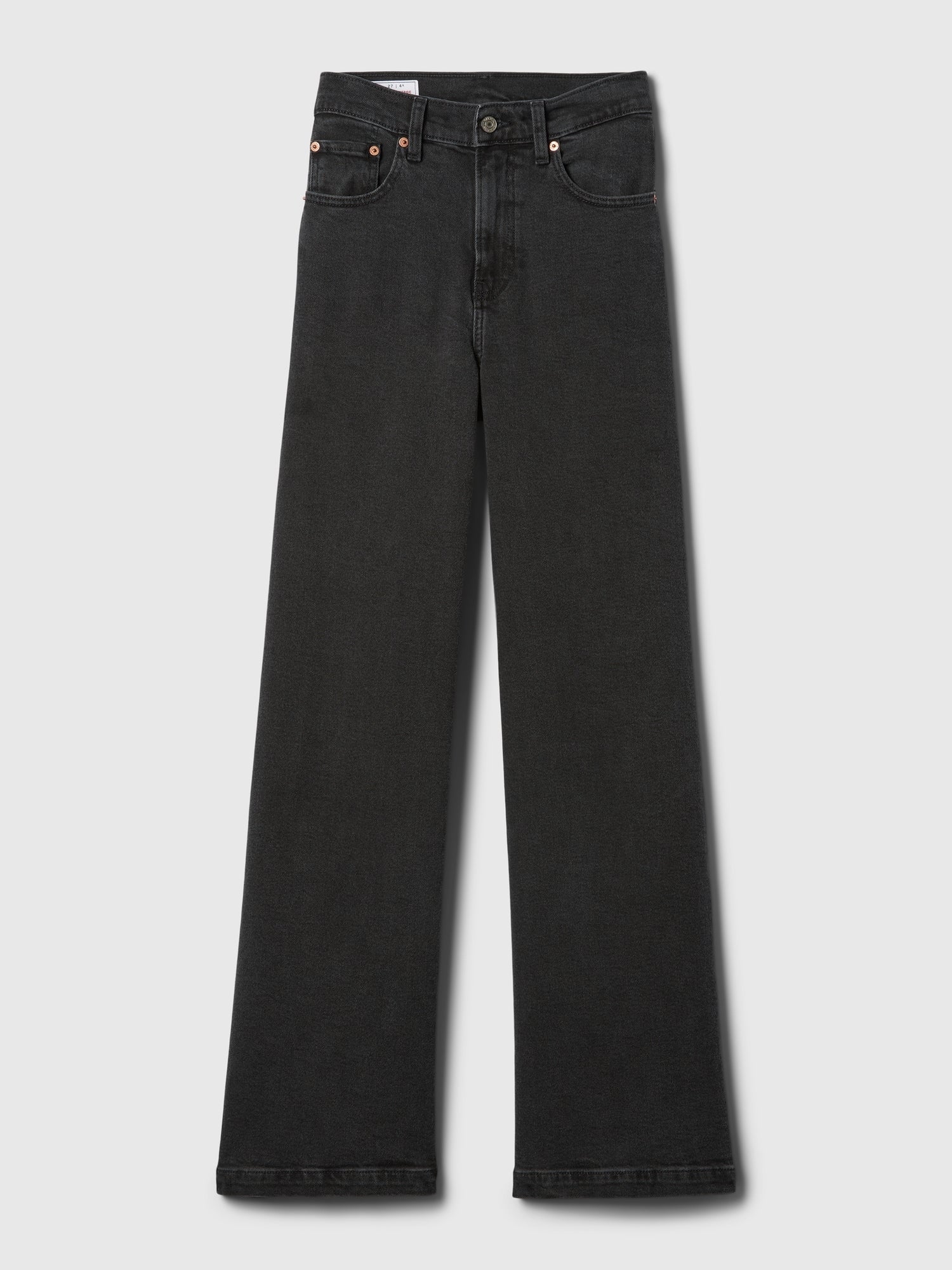 High Rise Stride Wide Jeans