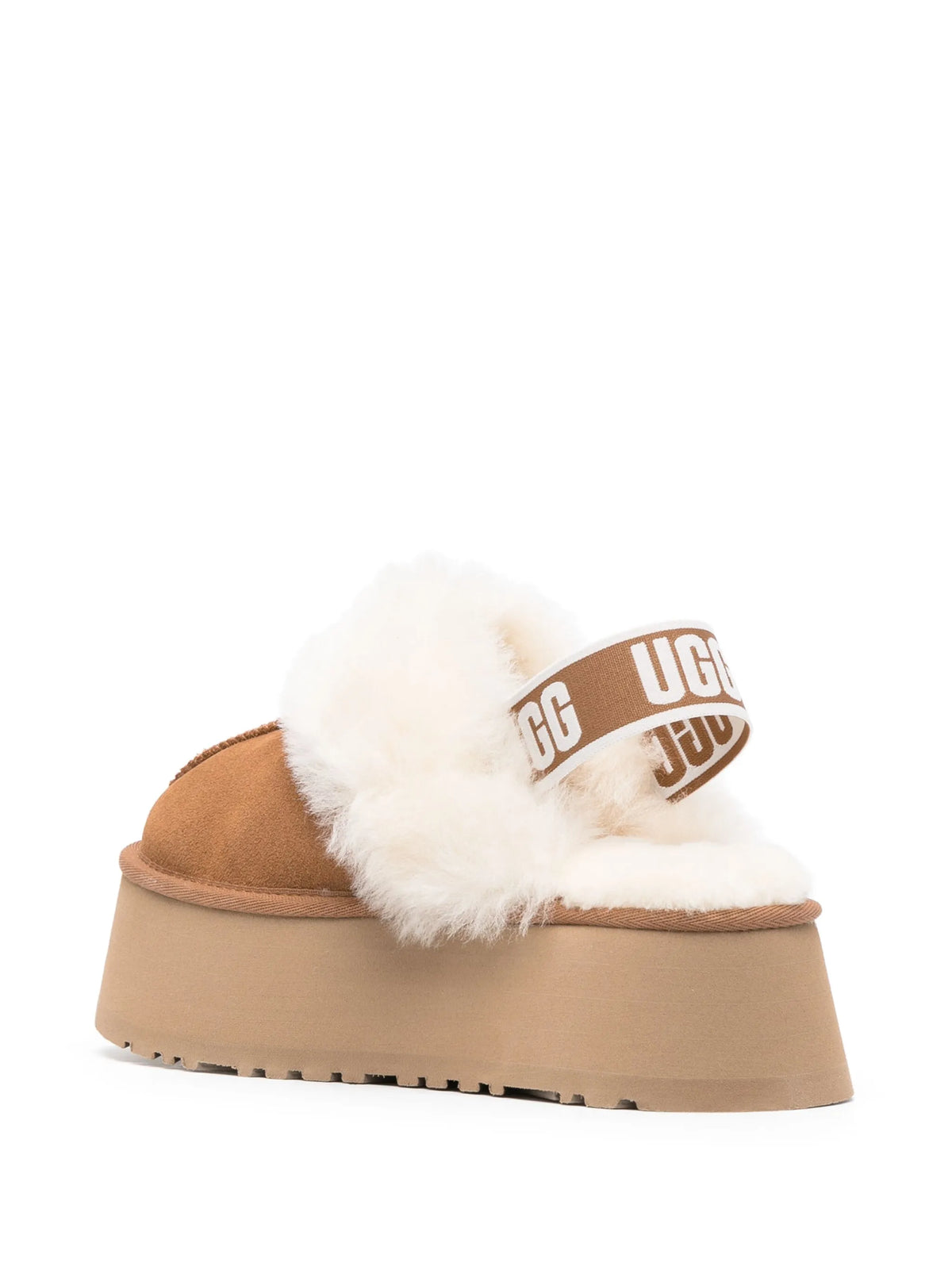 Funkette Plateau Slingback-Slipper