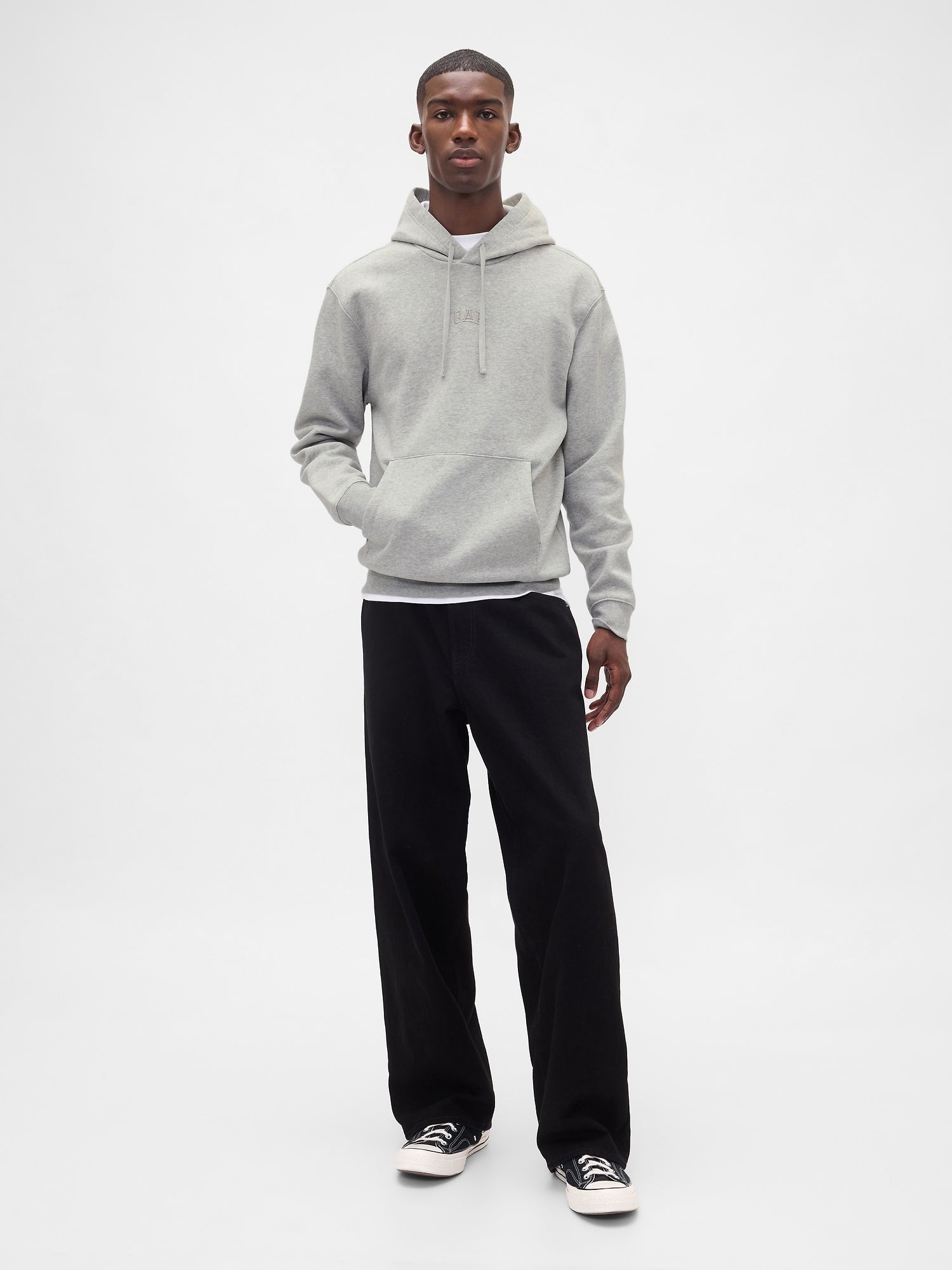 Pánska mikina s kapucňou s logom