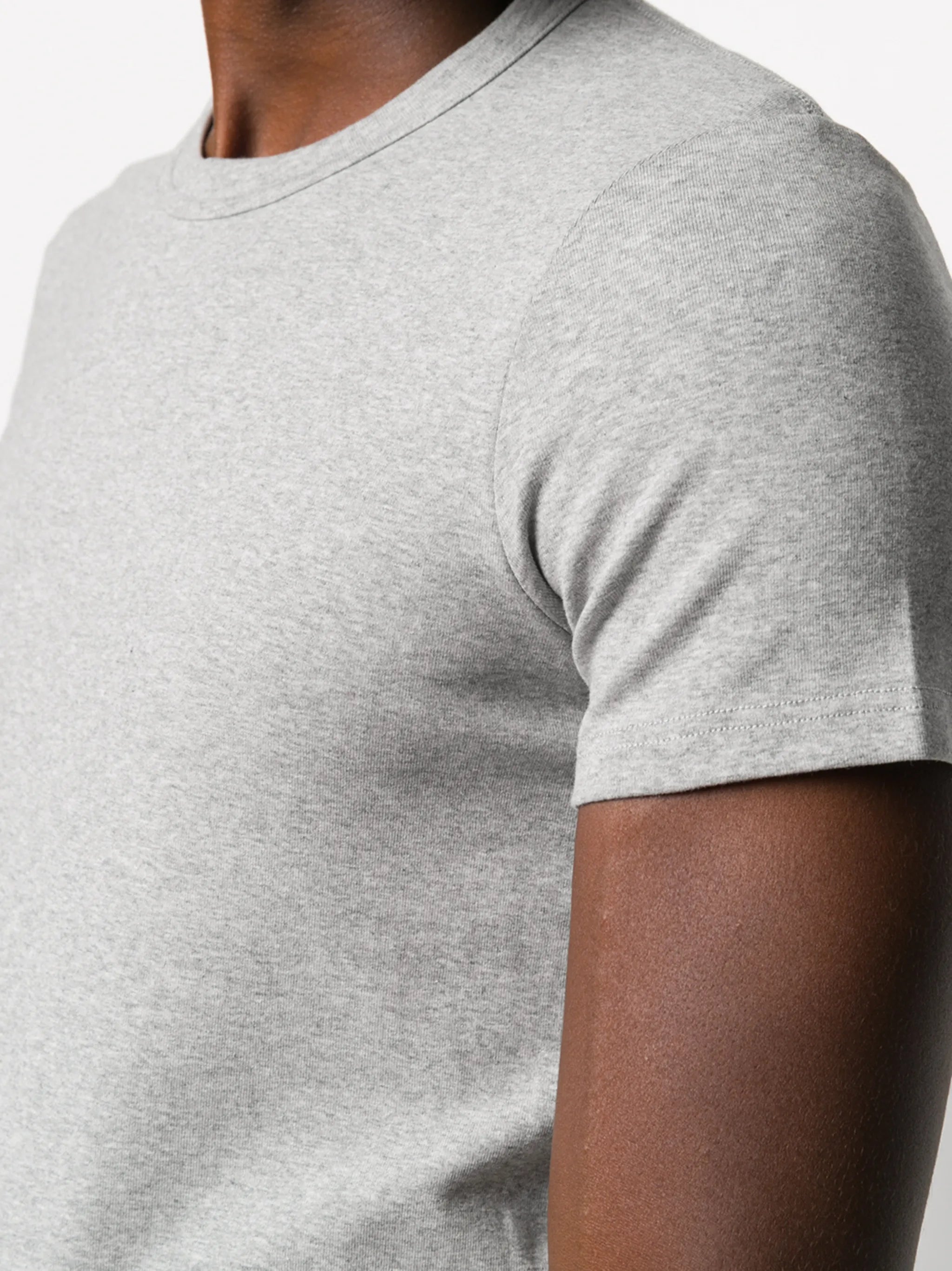 T-shirt with round neckline