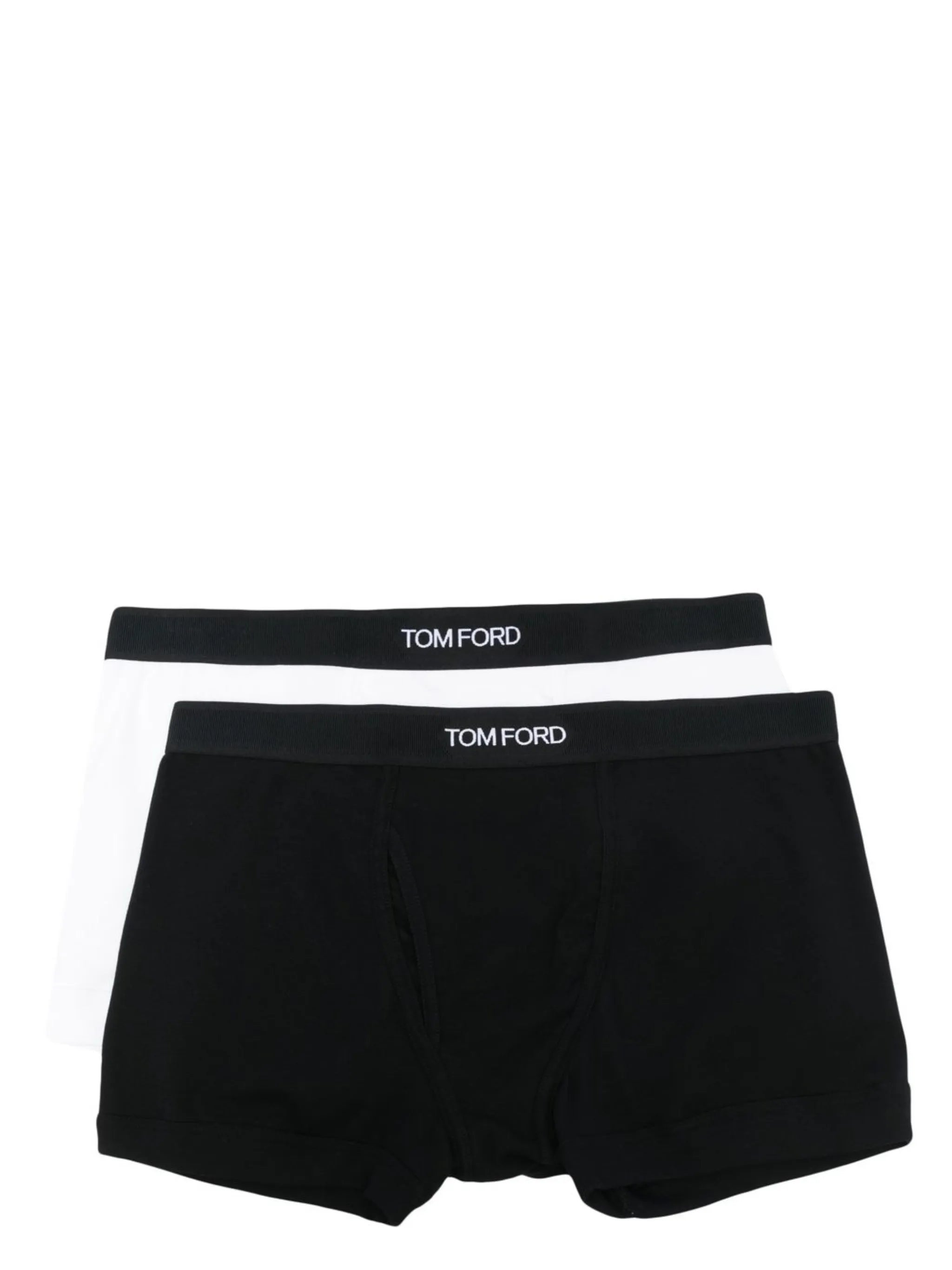 Boxer shorts with logo waistband