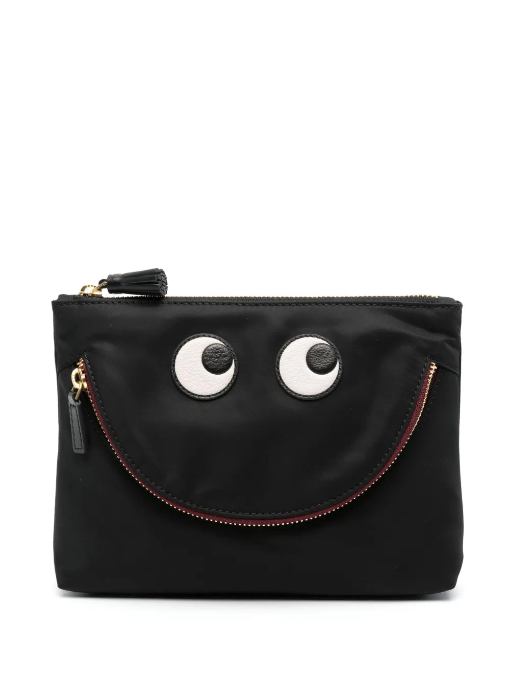 Eyes Samt-Clutch