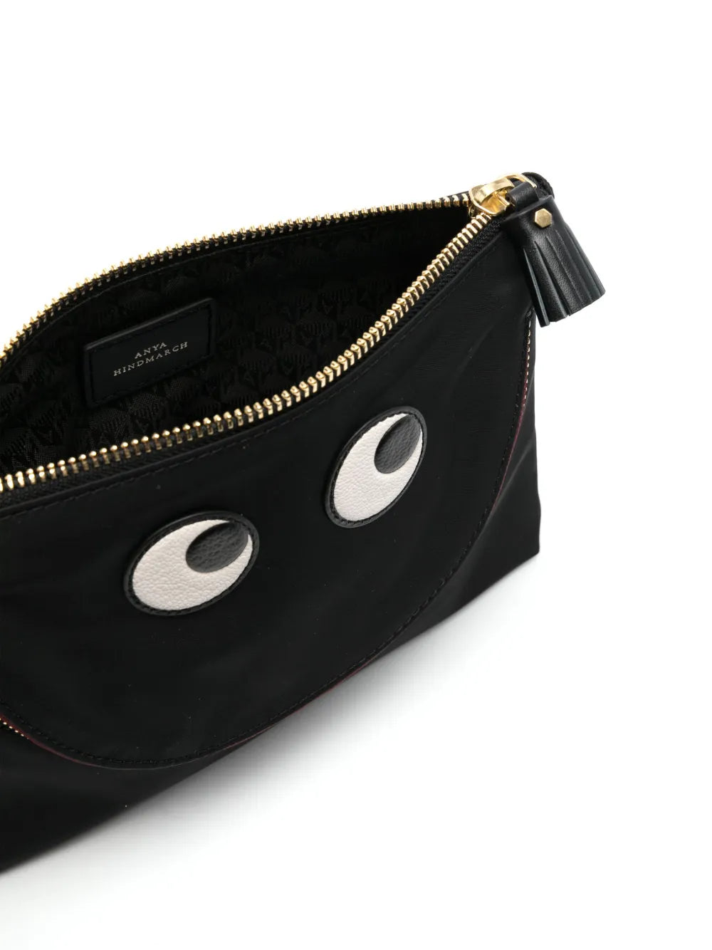 Eyes Samt-Clutch