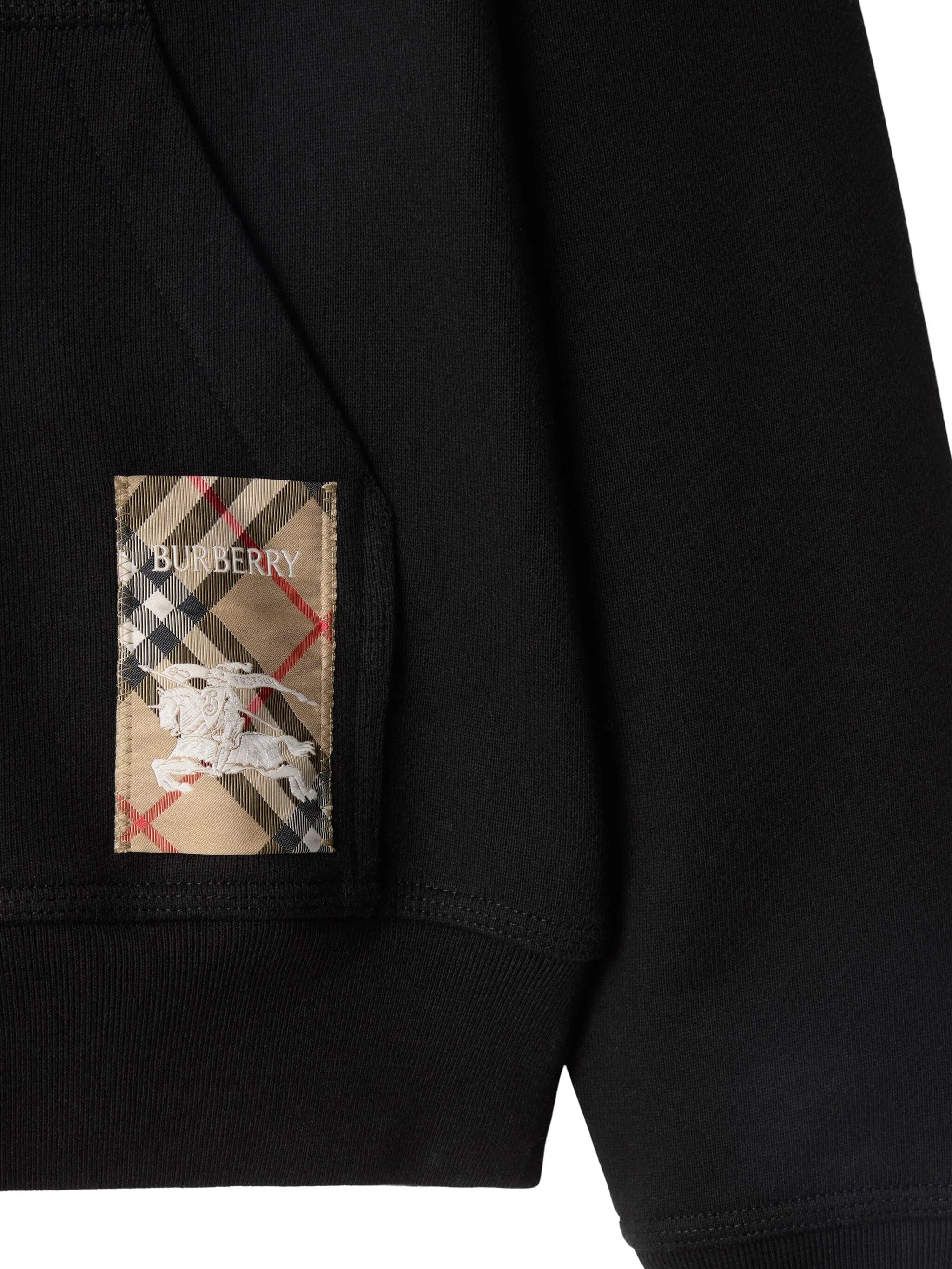 Mikina s károvaným vzorom