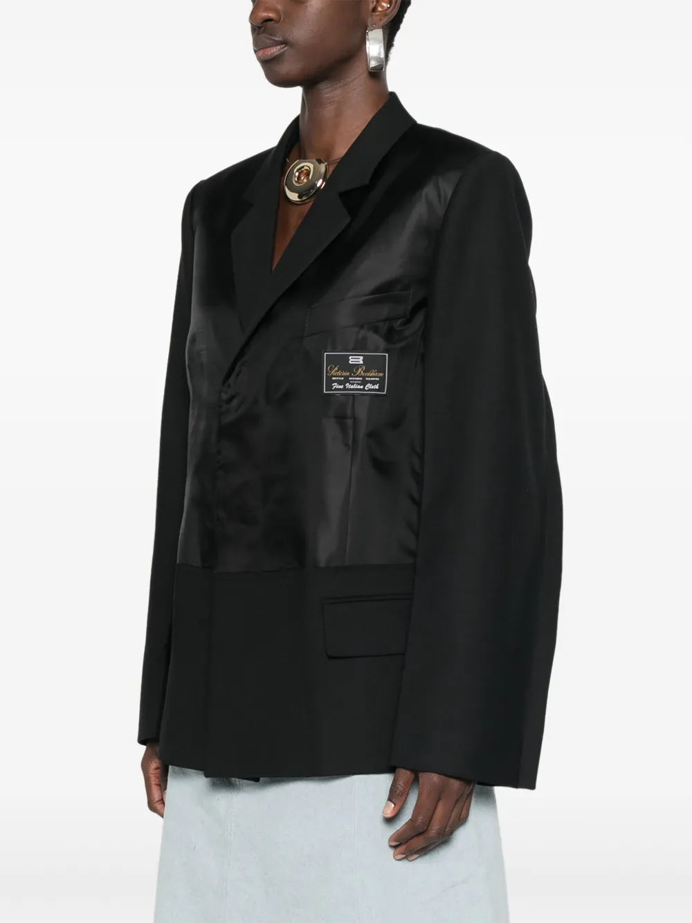 Blazer mit Logo-Detail