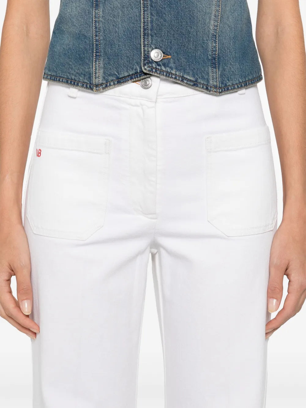 Jeans met logo-detail