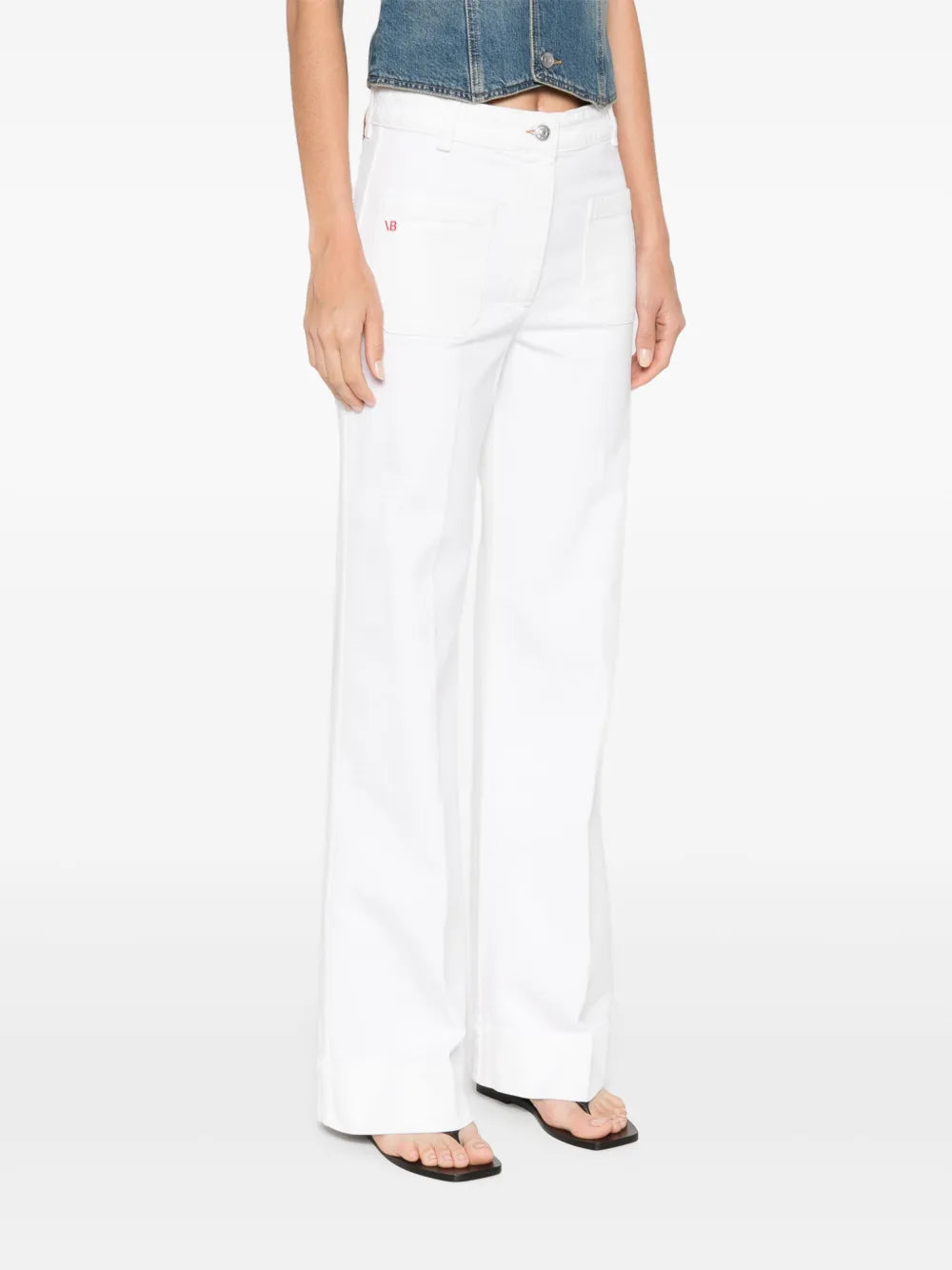 Jeans met logo-detail