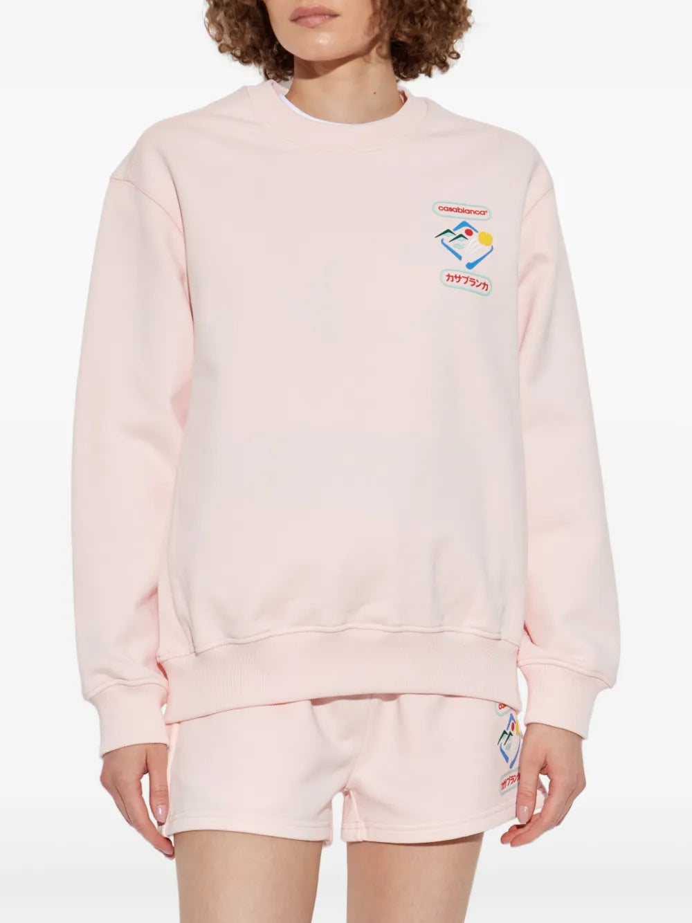 Casablanca Montagne Sweatshirt mit Stickerei