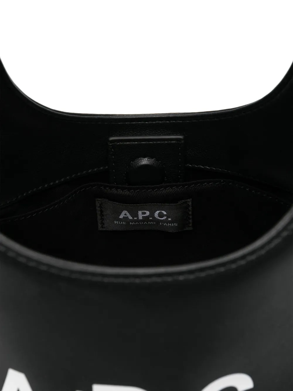 Handbag with logo print