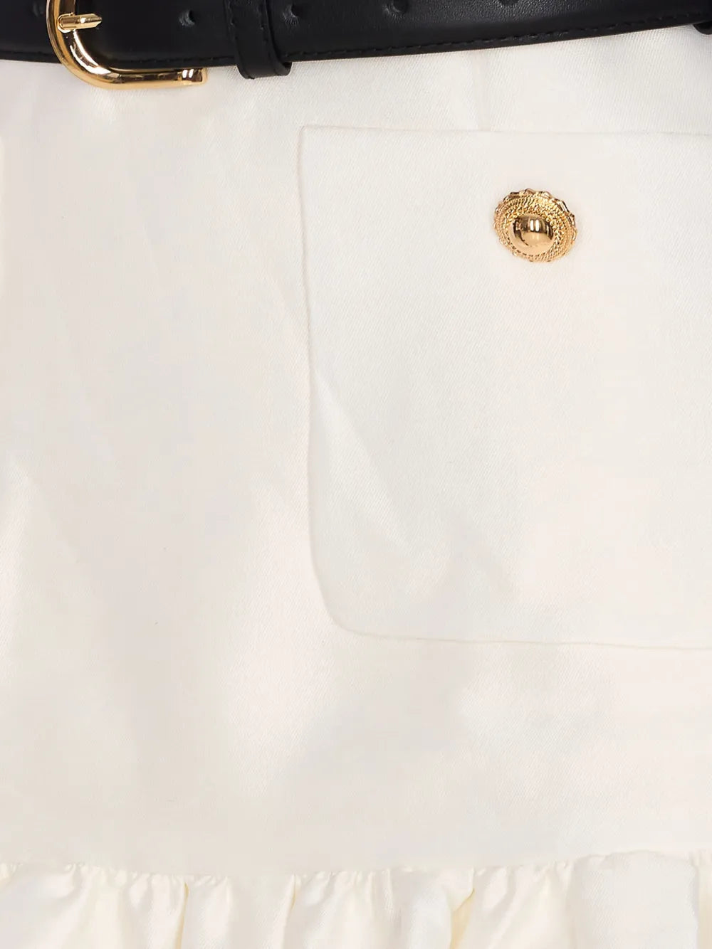 Minišaty s volánovým lemom