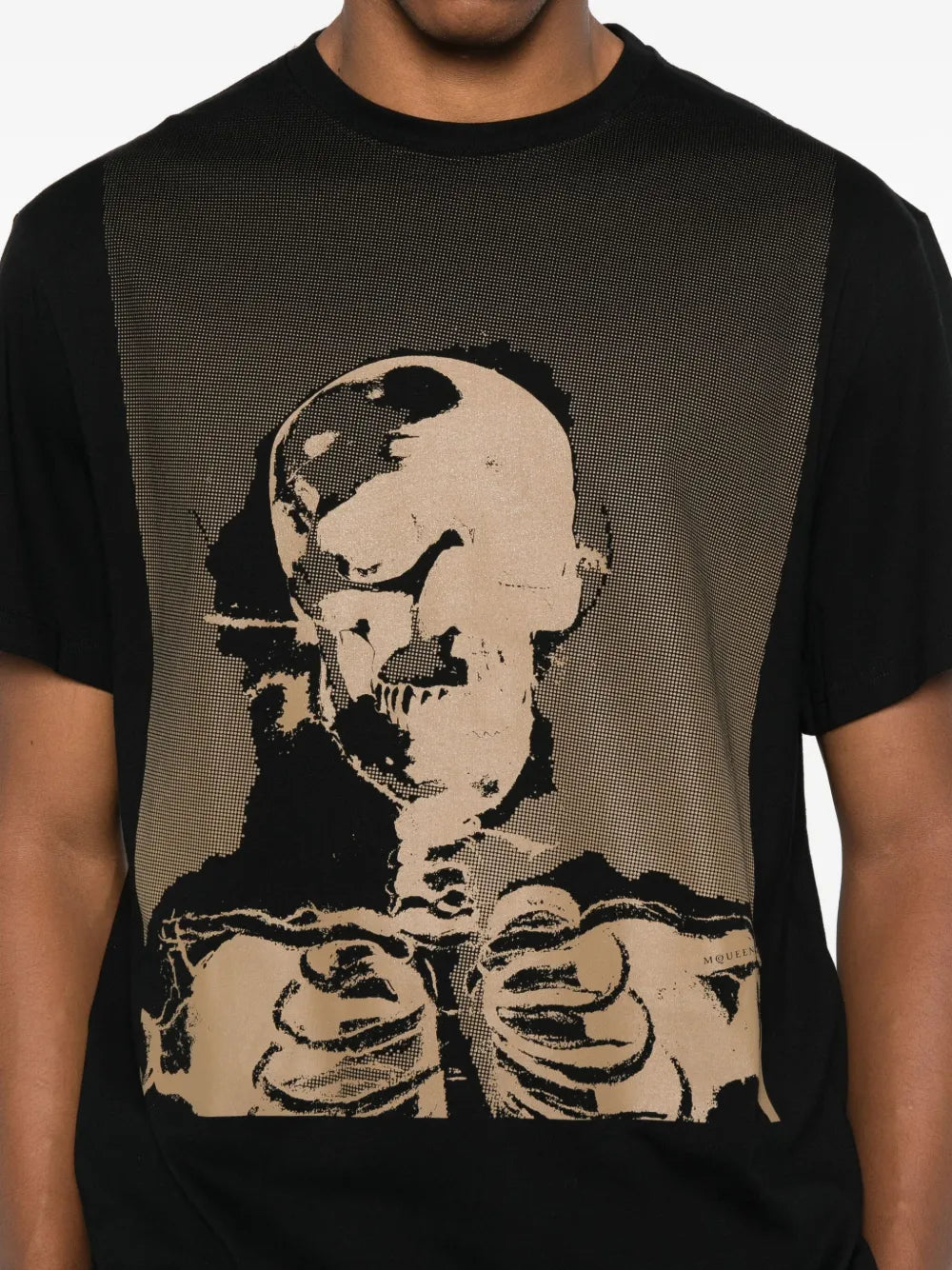 T-shirt with skeleton print