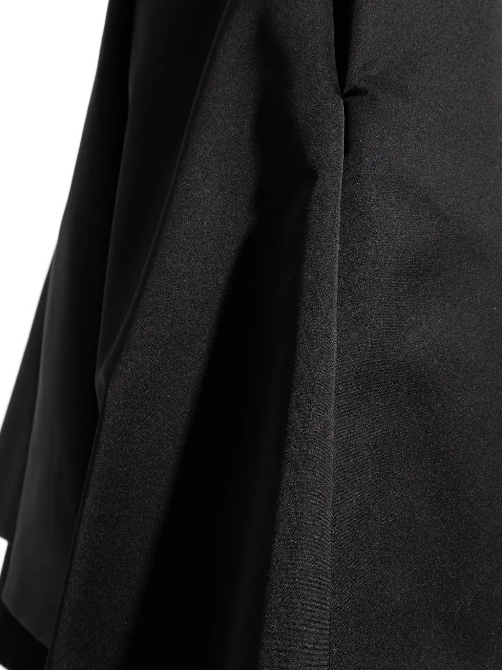 A-line satin skirt