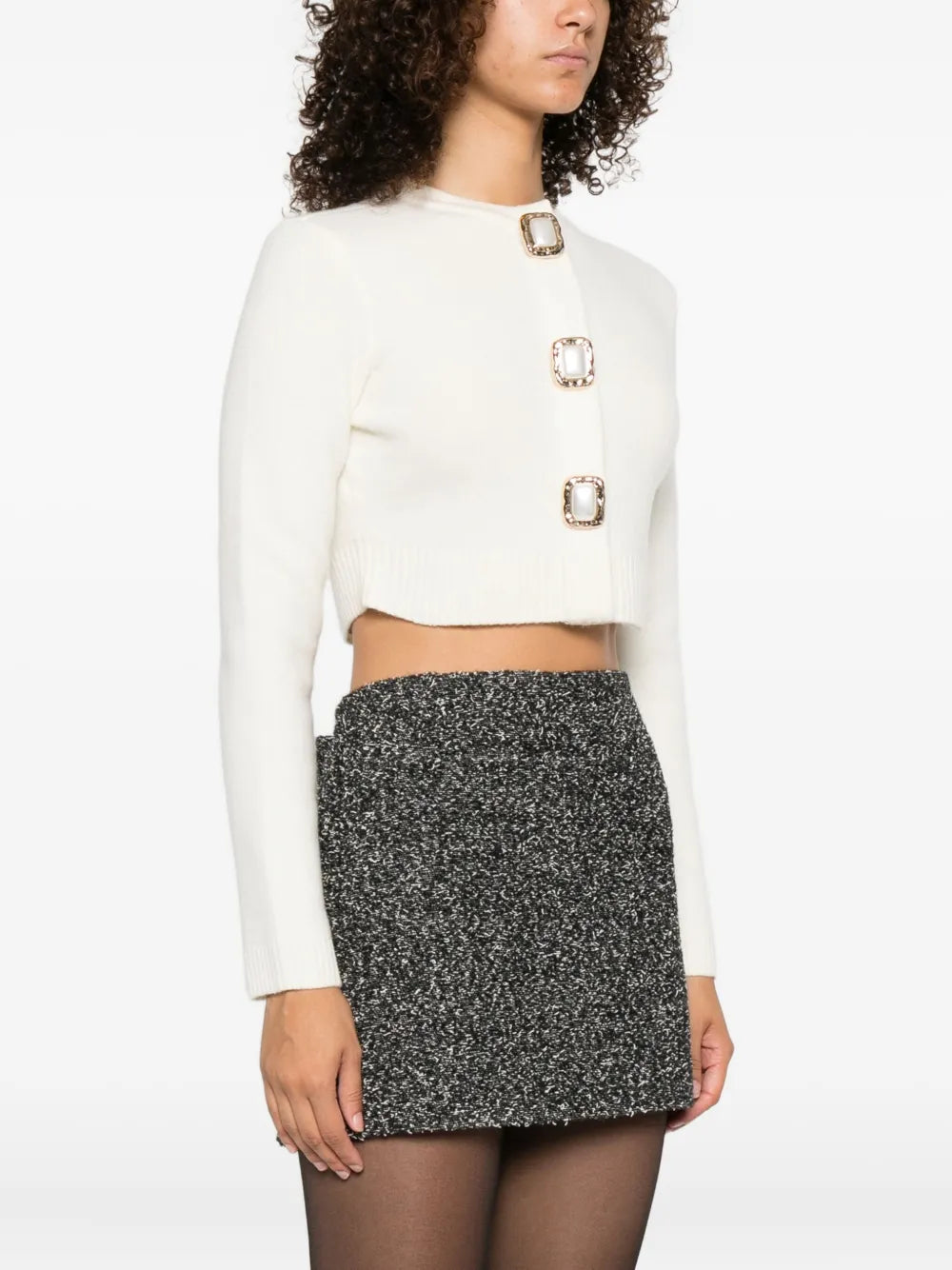 Cardigan met decoratieve knopen