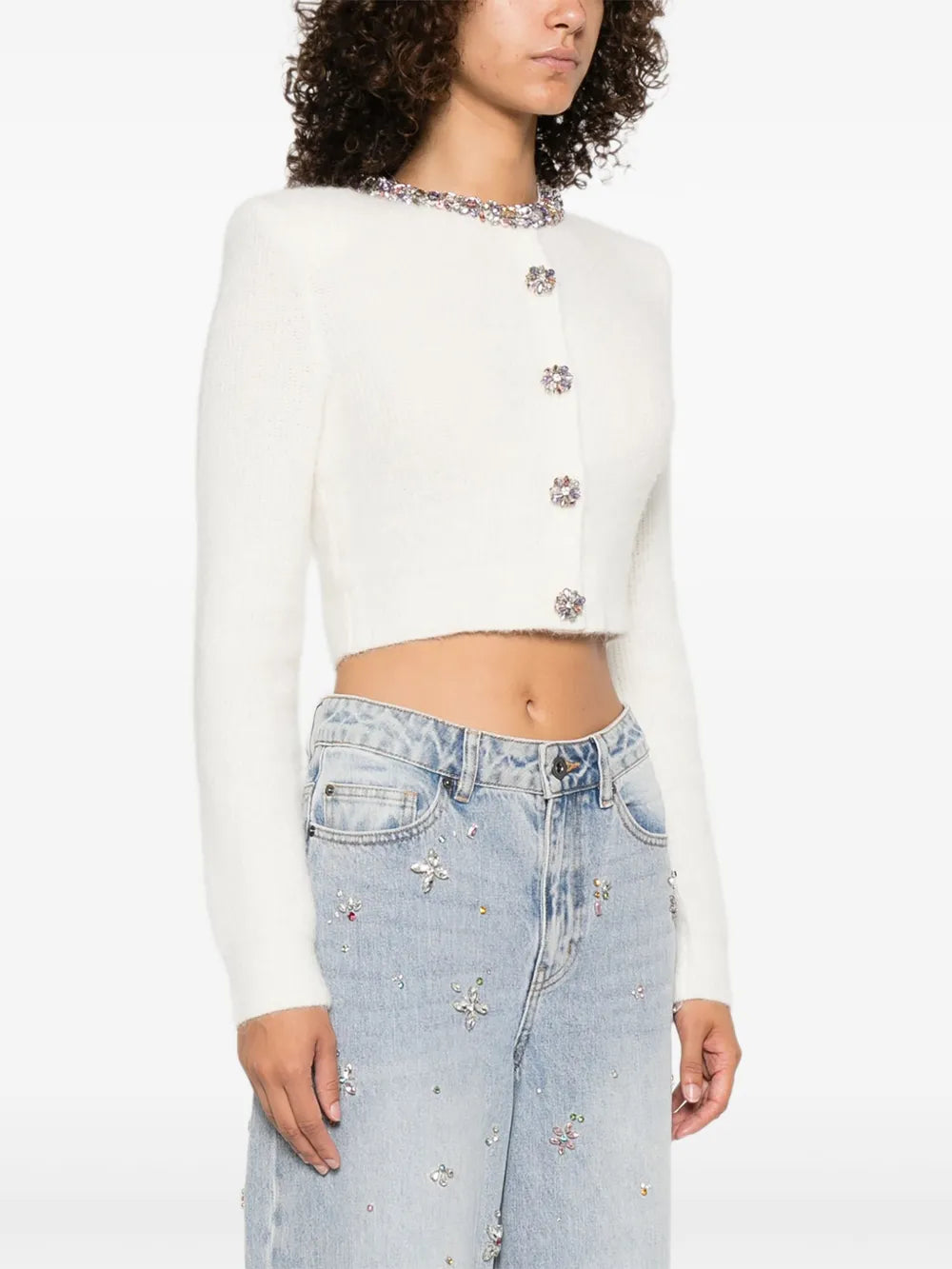 Cardigan with decorative buttons