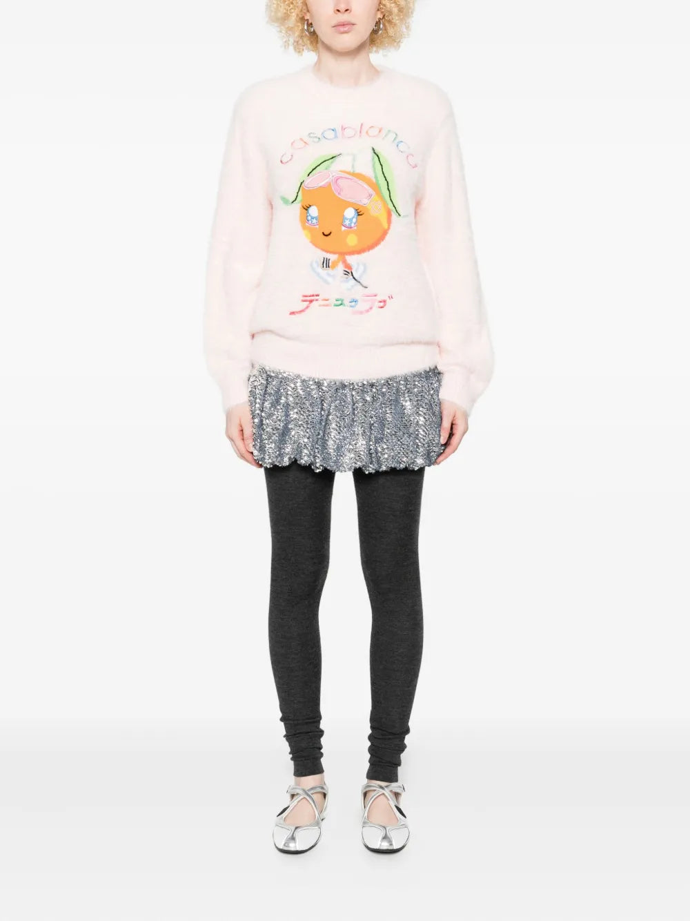 Sweatshirt with logo embroidery