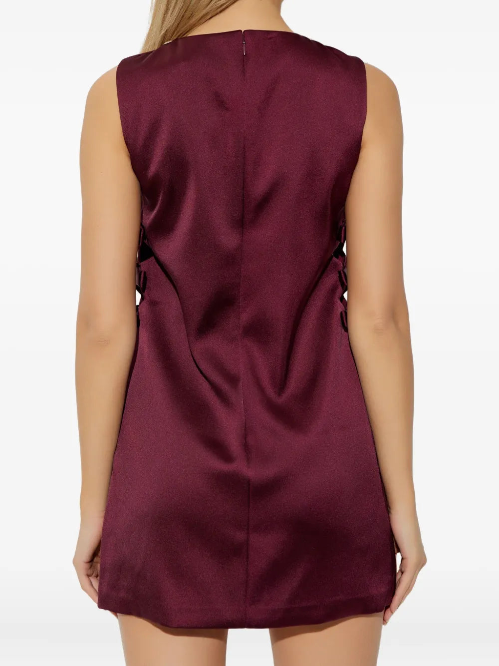 Minijurk met uitsparingen