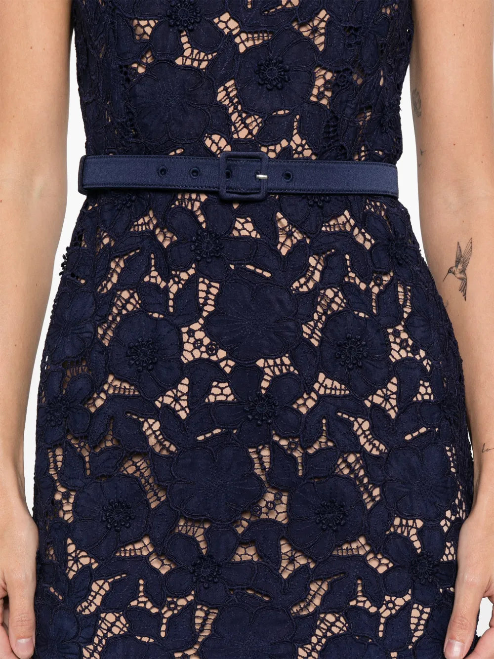 Midikleid mit Spitze