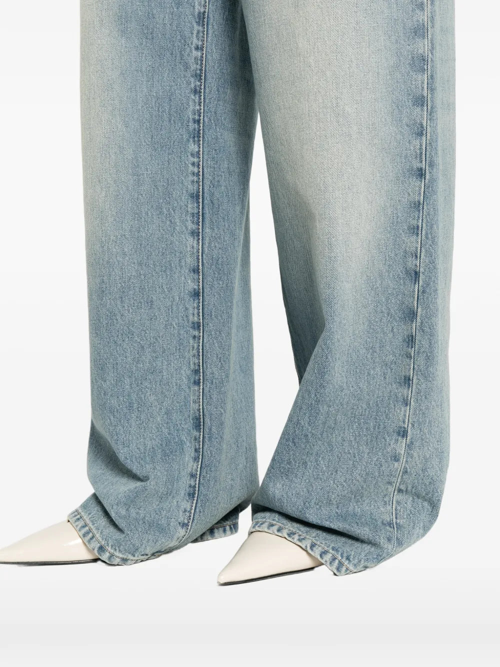 Jeans mit weitem Bein