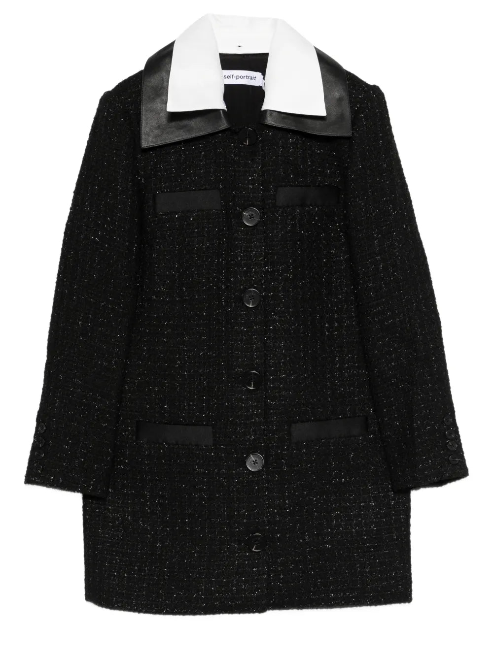 Mini-jurk van bouclé