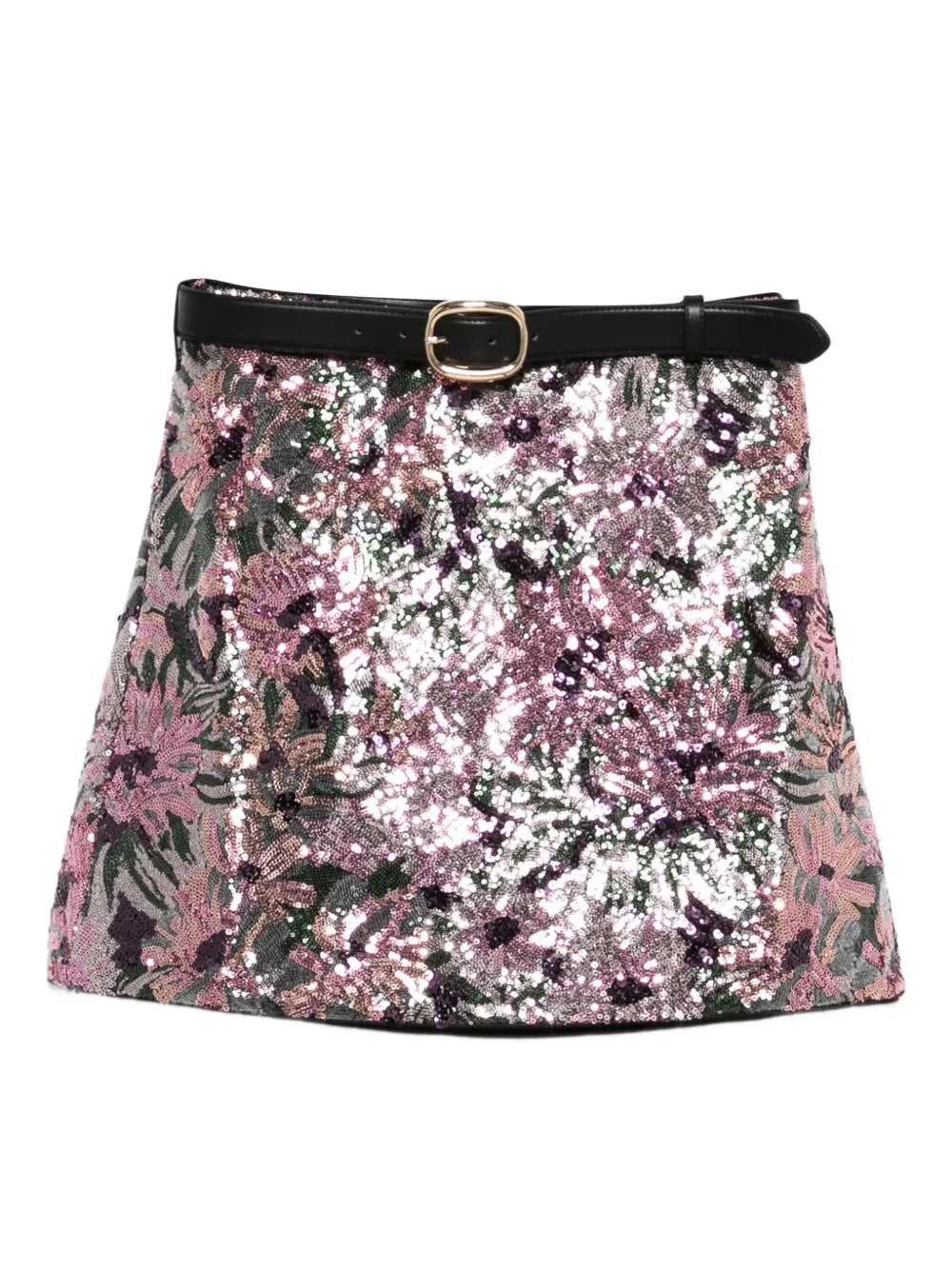 Mini skirt with sequins