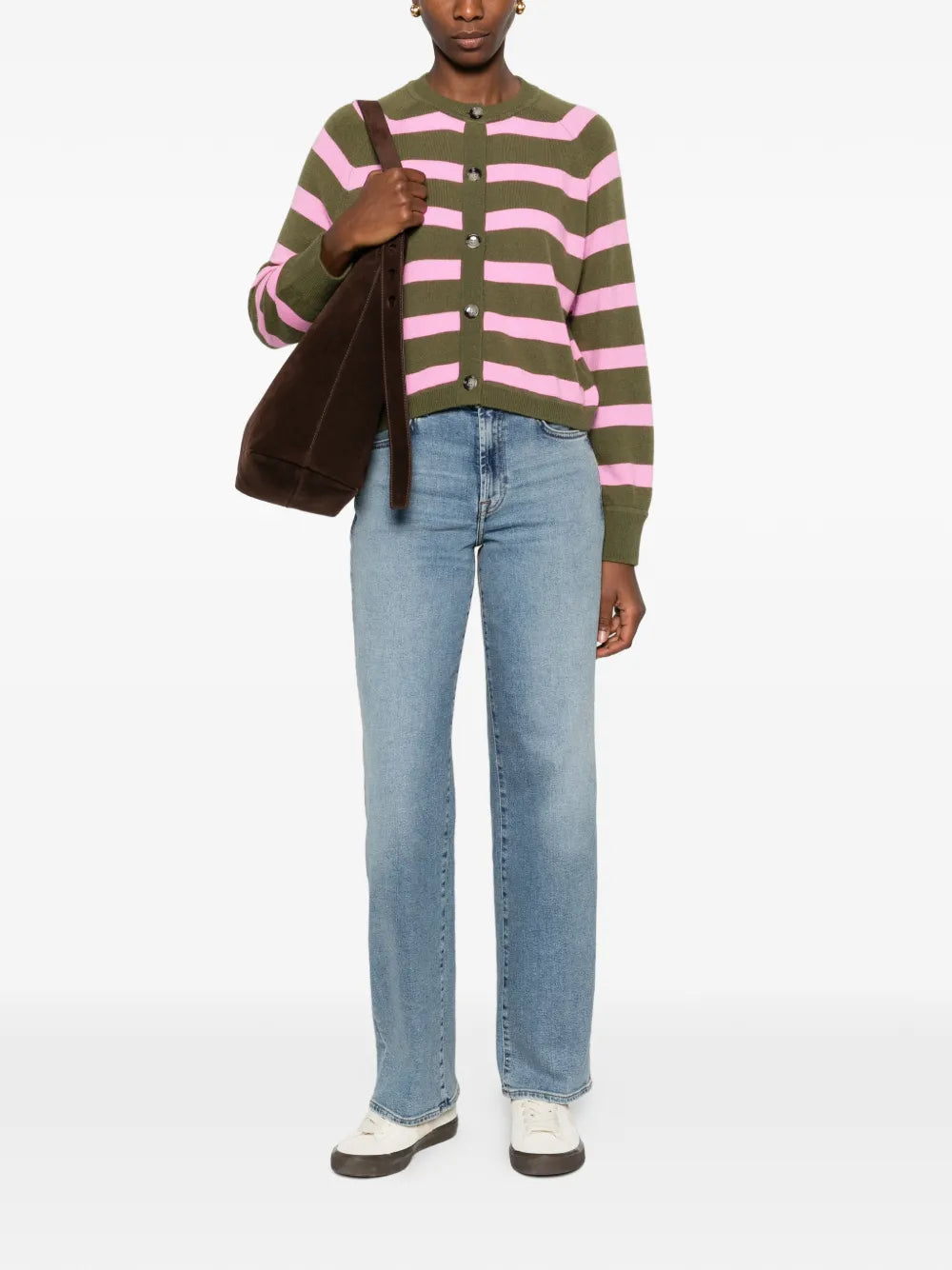 Gestreifter Cardigan