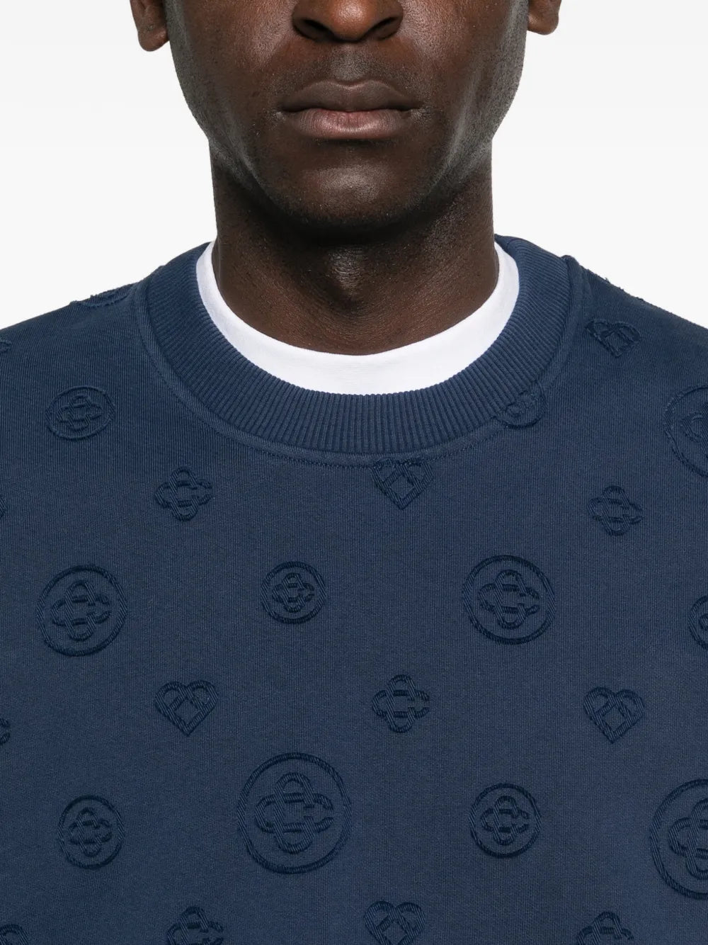 Sweatshirt met ronde halslijn
