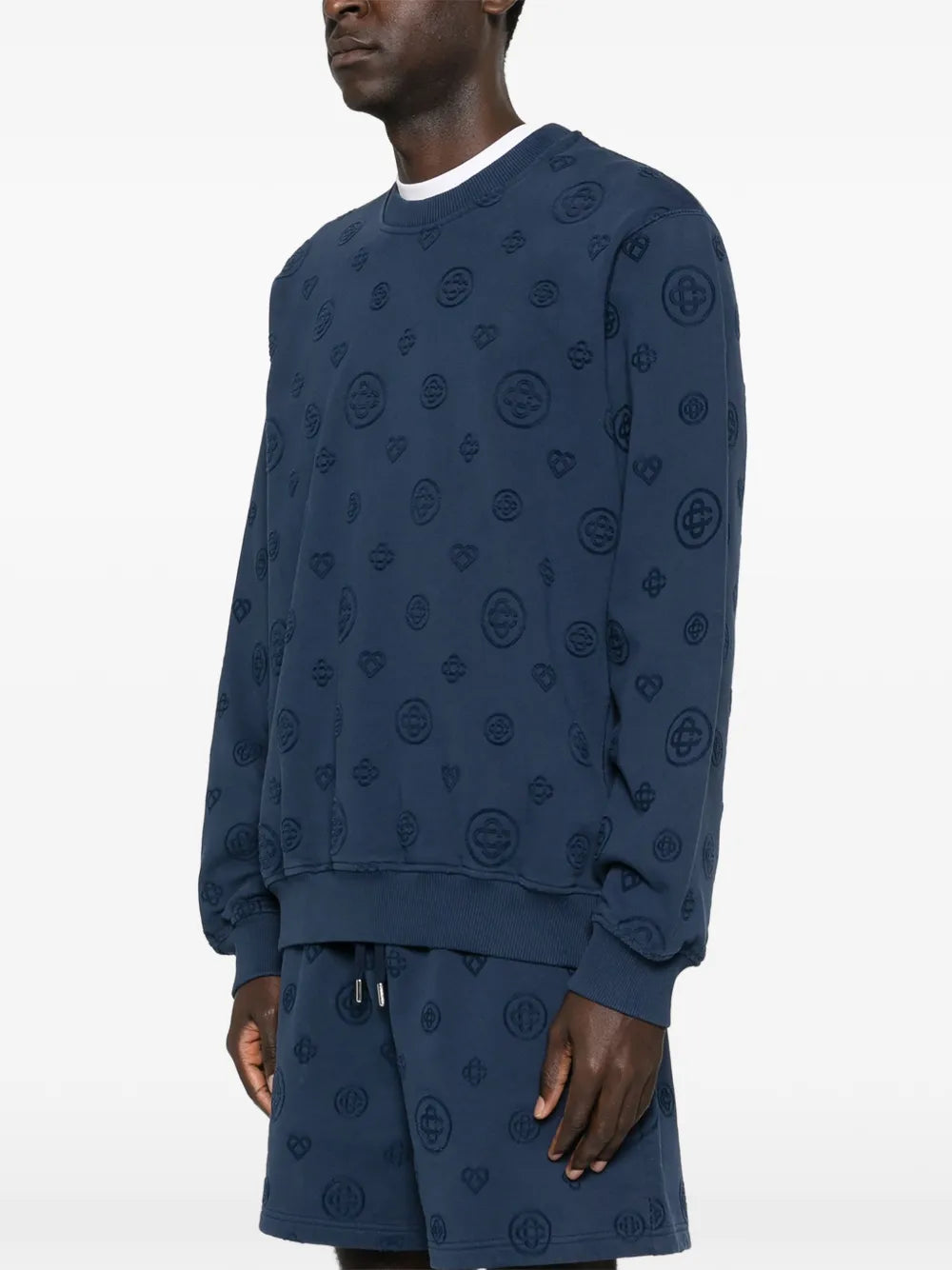Sweatshirt met ronde halslijn