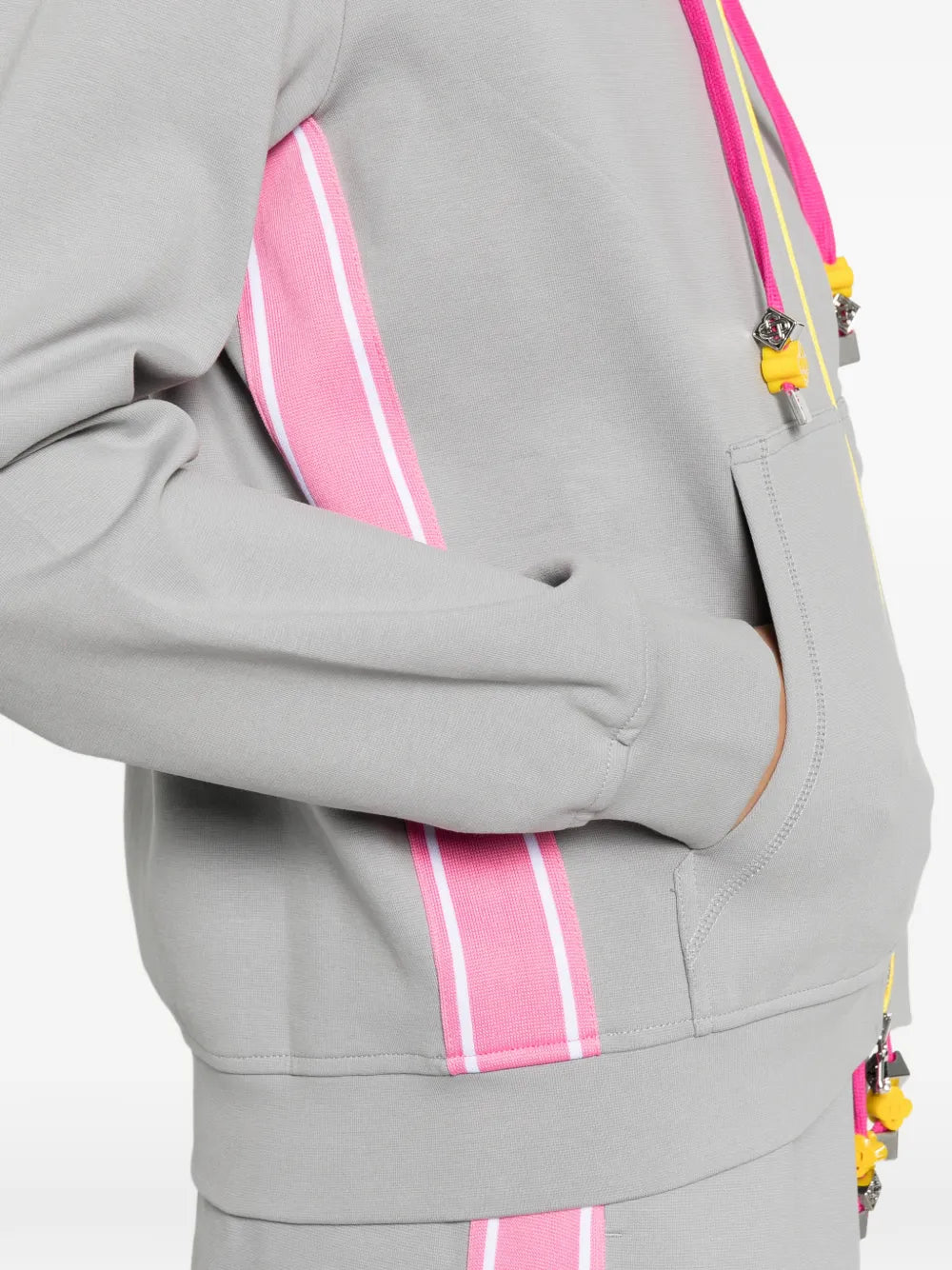 Hooded Top with Side Stripes