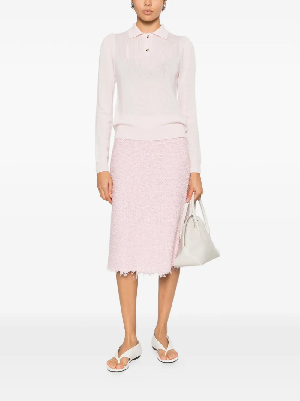 Polo shirt with button closure