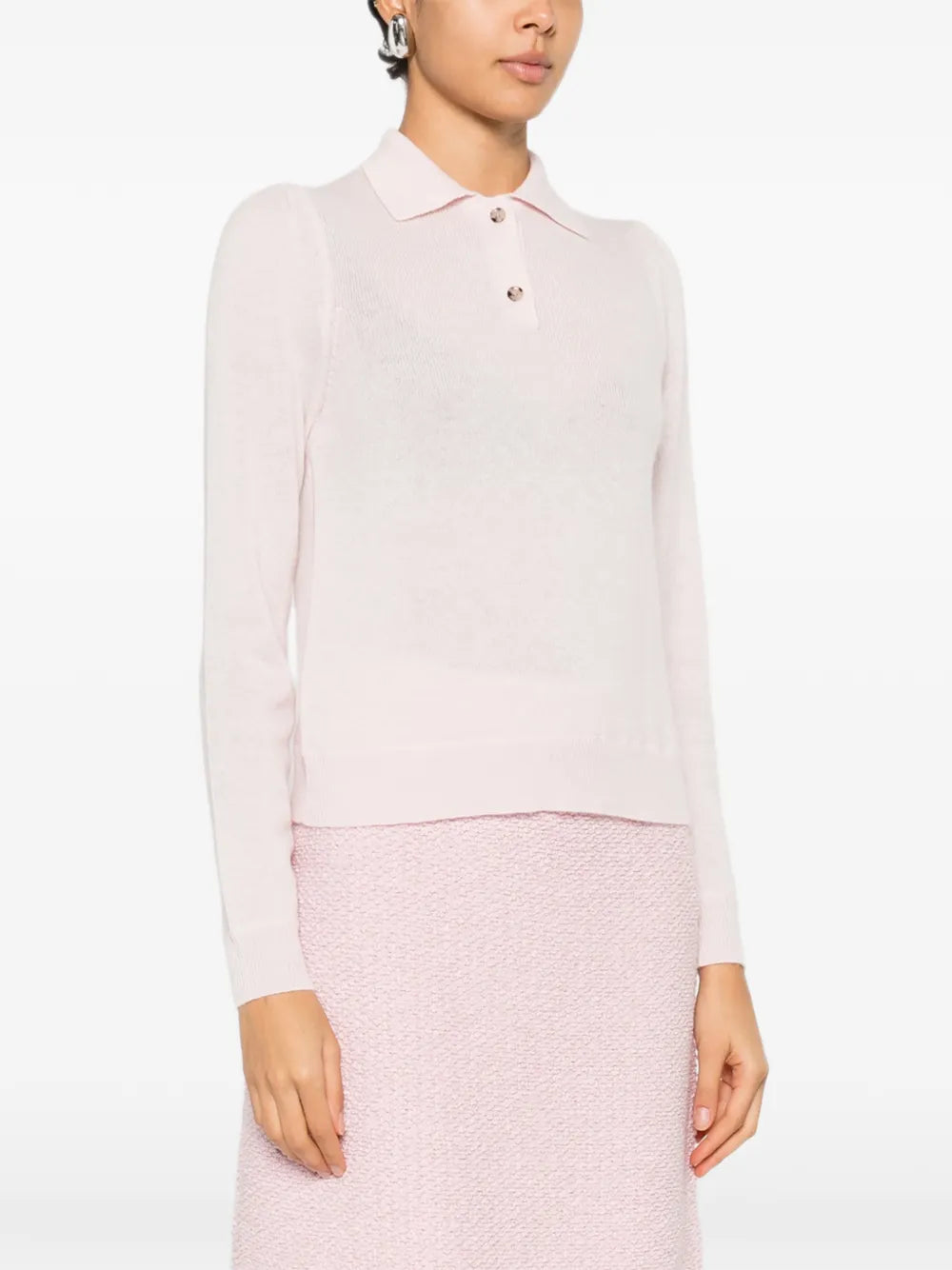 Polo shirt with button closure