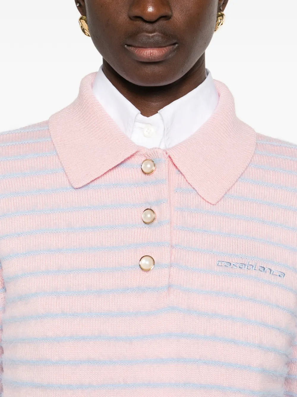 Polo shirt with logo embroidery