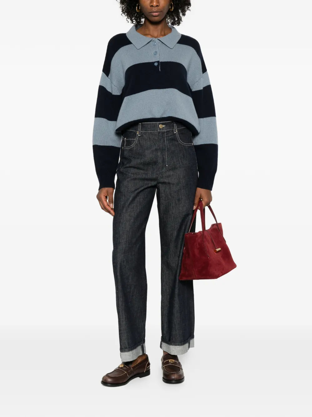 Jeans mit Ziernaht