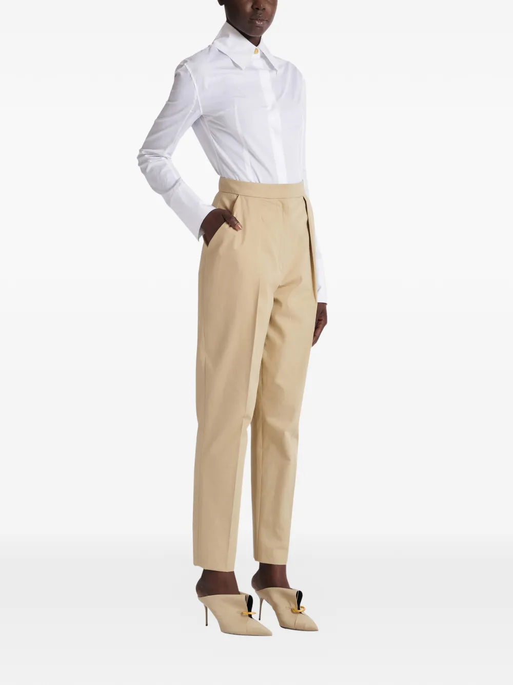 Broek met plooien